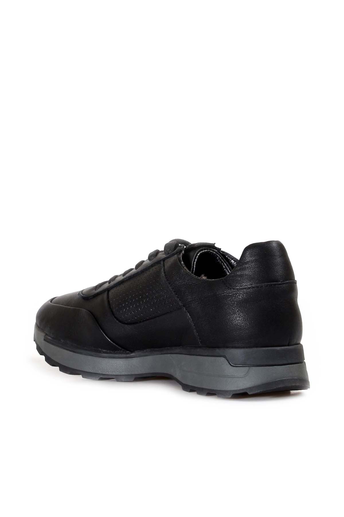 Hakiki Deri Kürklü Erkek Spor Ayakkabı 723KMA120 - Görsel 4