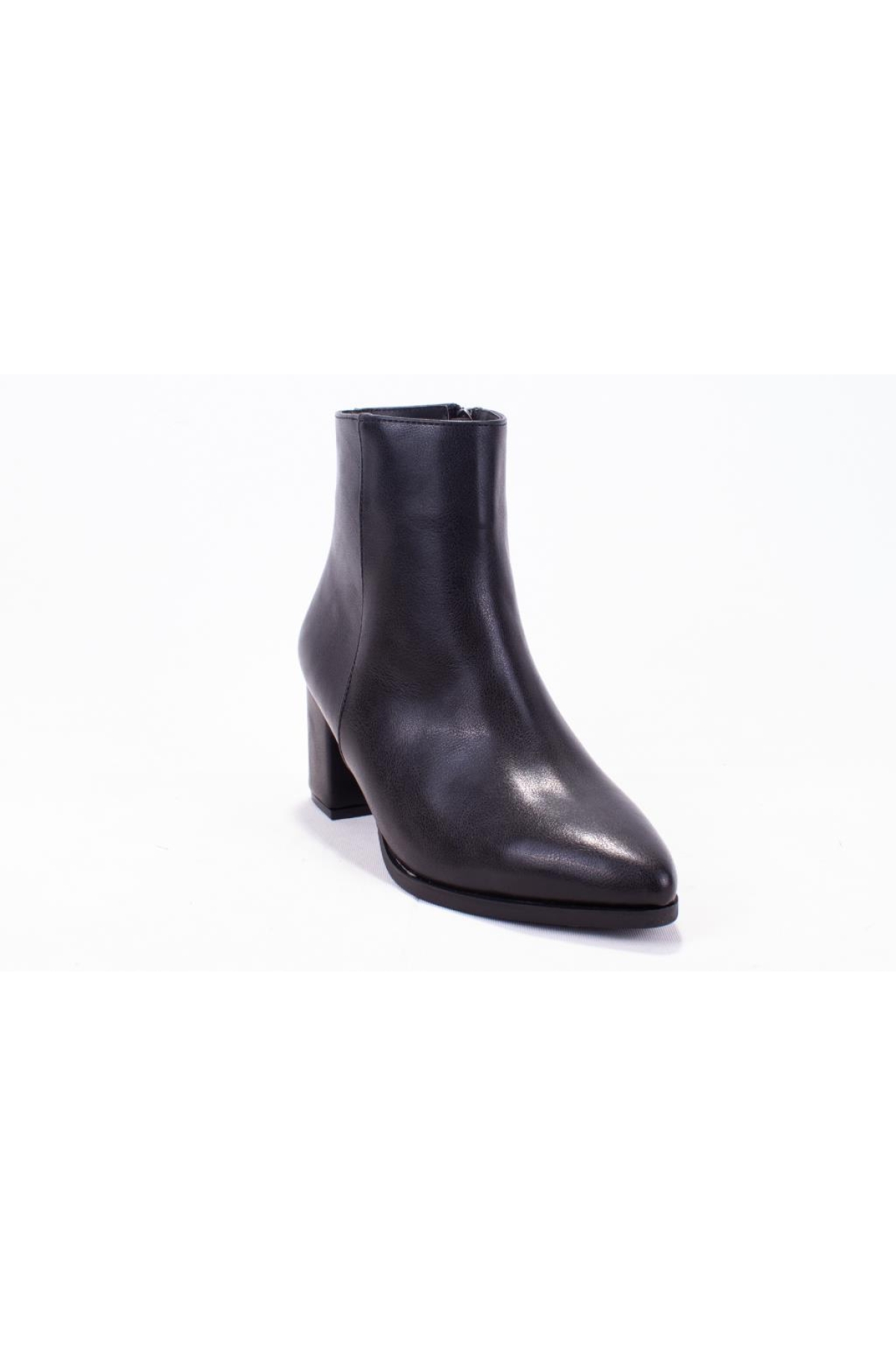 DZA07-998700 Siyah Klasik Topuklu Kadın Bot - Görsel 2