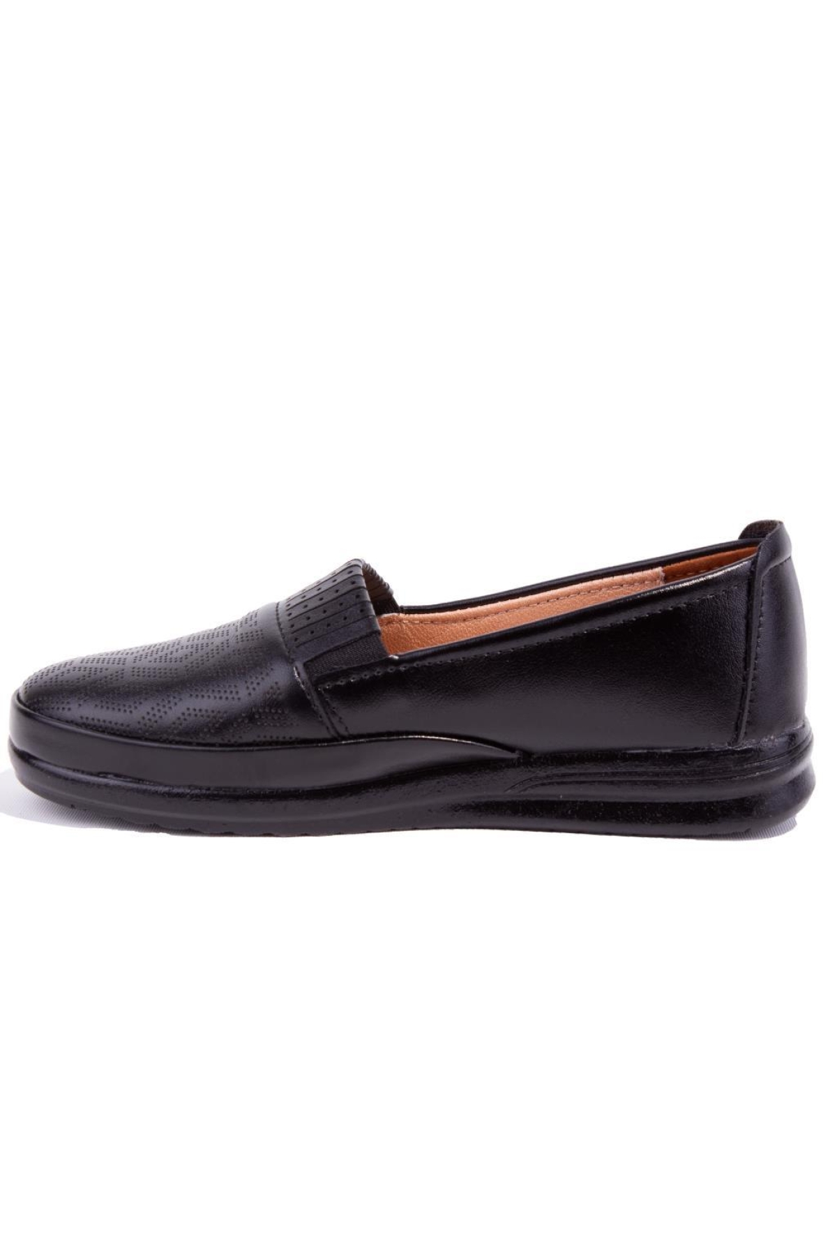 DZA07-1194170 Siyah Ortopedik Günlük Kadın Ayakkabı - Görsel 4