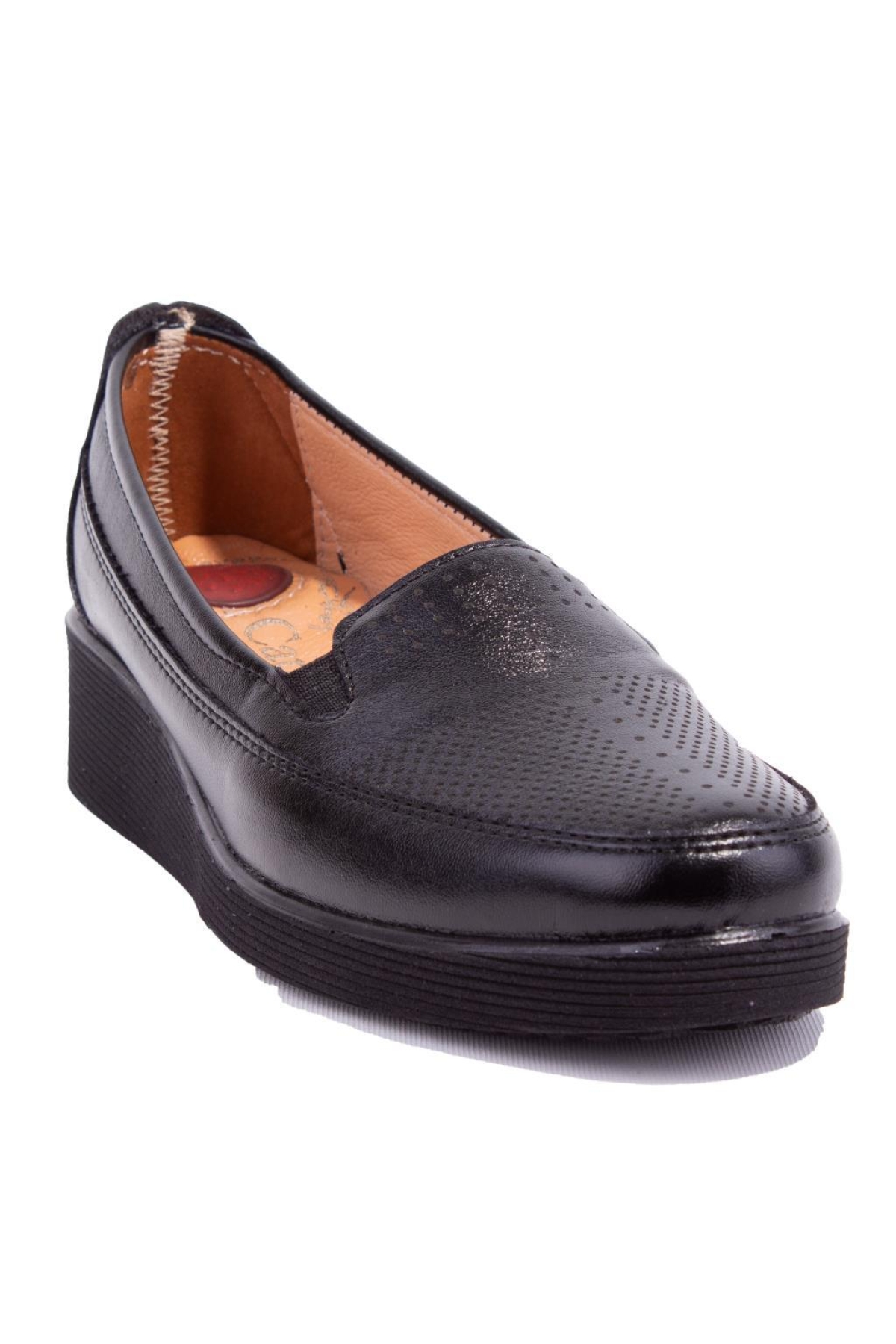 DZA07-1194410 Siyah Ortopedik Günlük Kadın Ayakkabı - Görsel 2