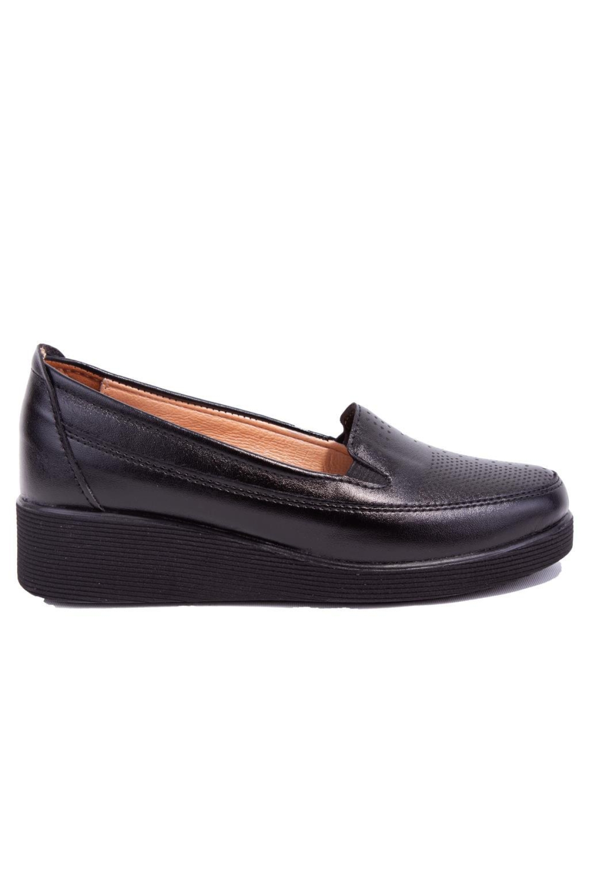 DZA07-1194410 Siyah Ortopedik Günlük Kadın Ayakkabı - Görsel 3