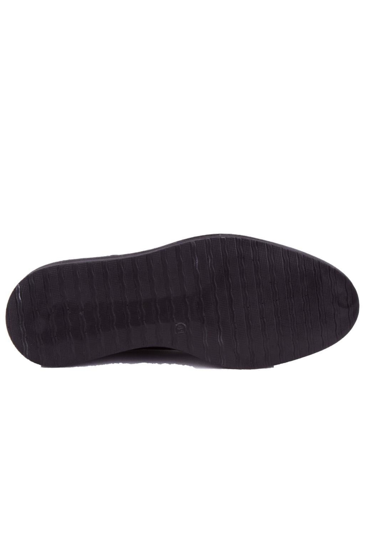 DMA08-811 Siyah Ortopedik Günlük Erkek Deri Ayakkabı - Görsel 5