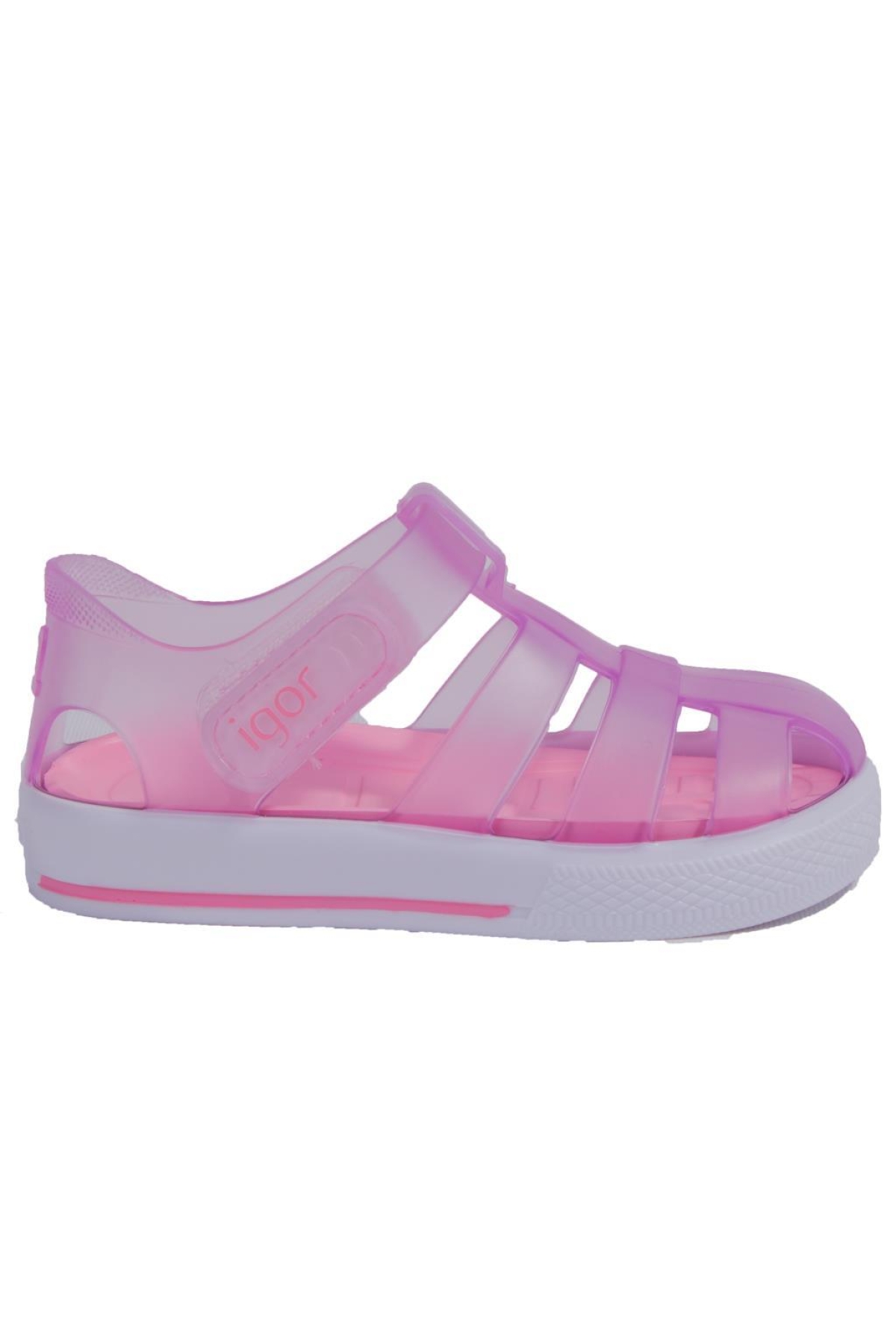 S10171 Star Pembe Ortopedik Günlük Kız Çocuk Sandalet - Görsel 3