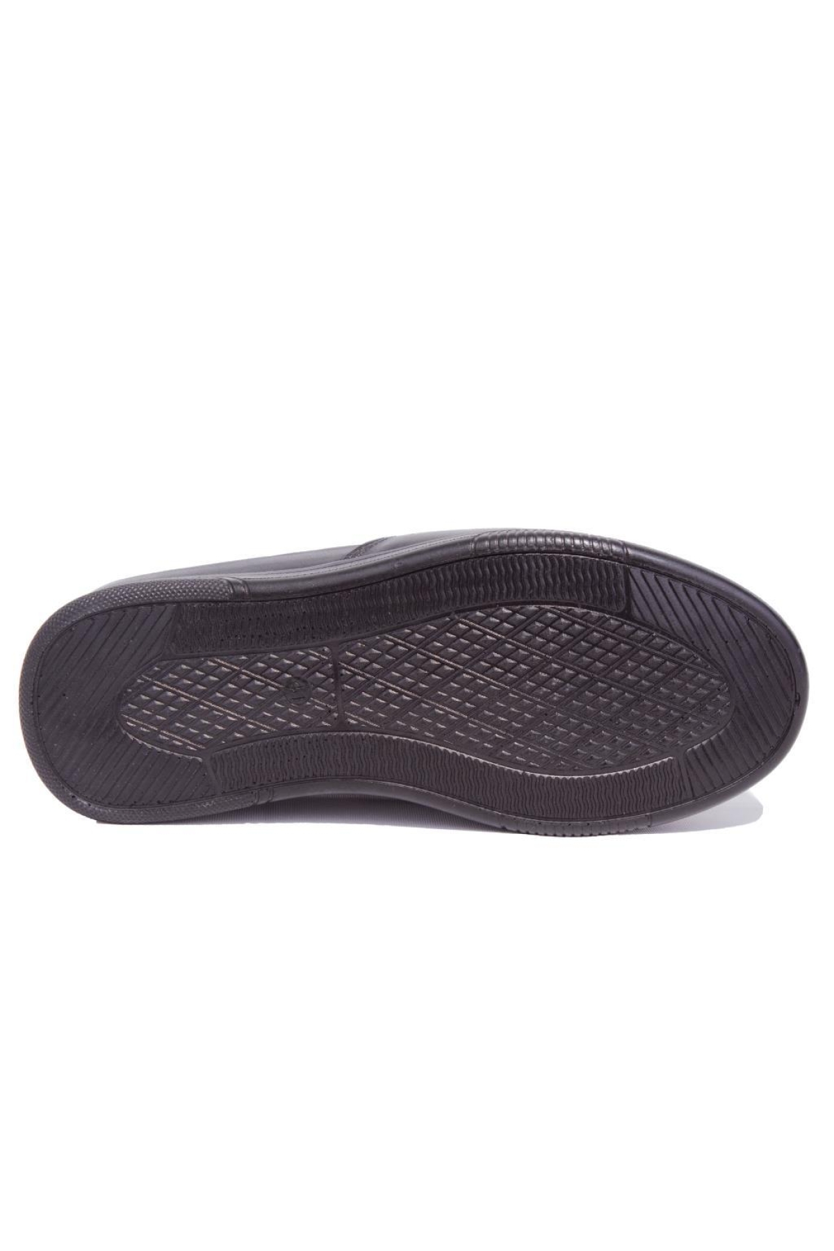 DMA08-429 Siyah Ortopedik Günlük Erkek Deri Ayakkabı - Görsel 5