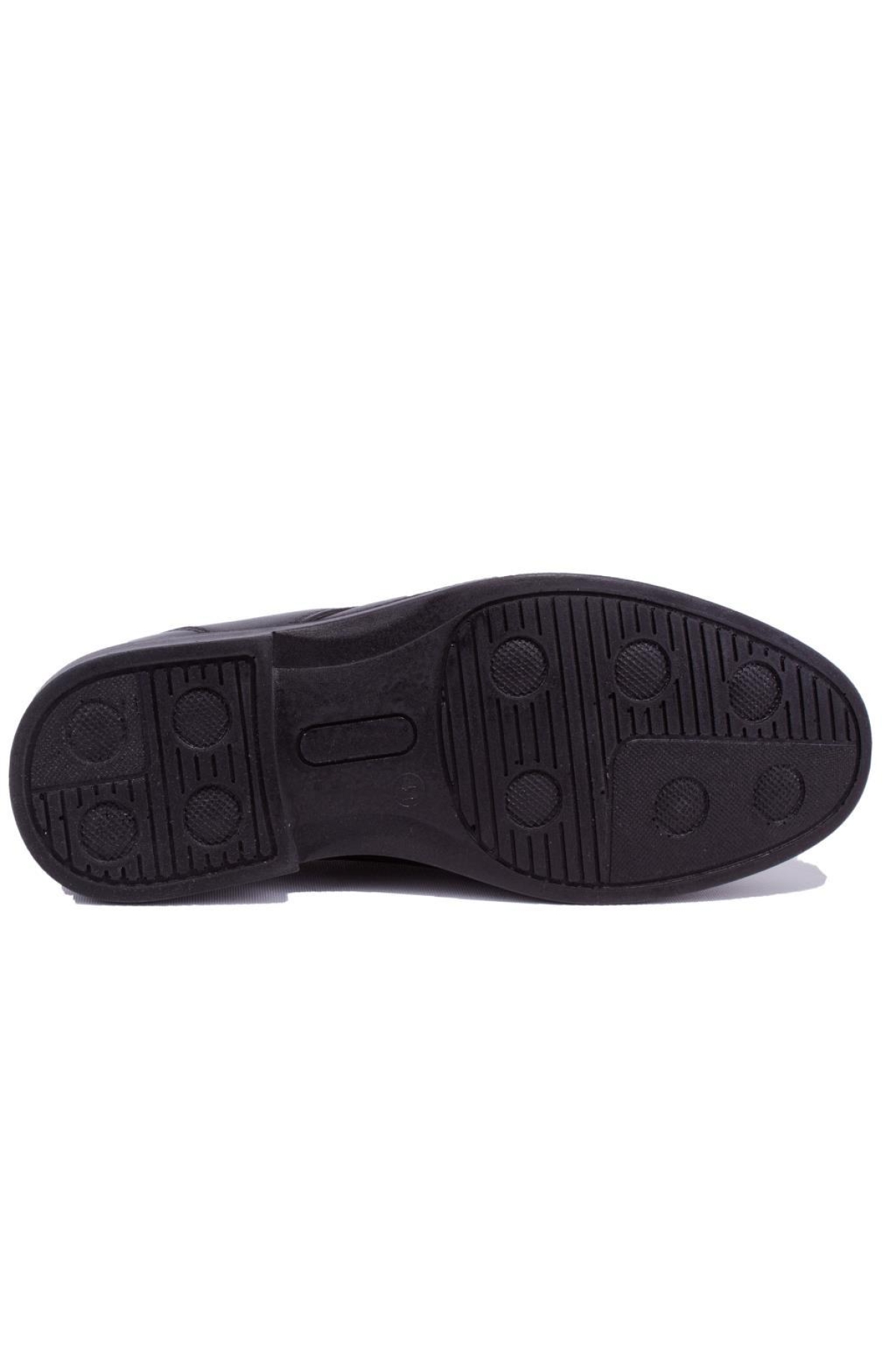 DMA08-09 Siyah Ortopedik Günlük Erkek Deri Ayakkabı - Görsel 5