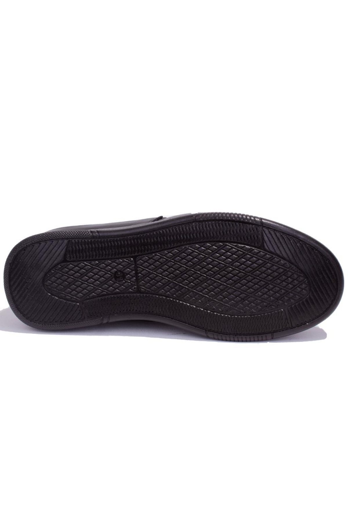 DMA08-430 Siyah Ortopedik Günlük Deri Erkek Ayakkabı - Görsel 5