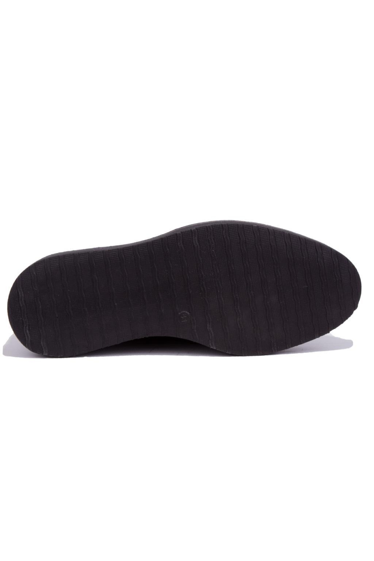 DMA08-809 Siyah Rugan Ortopedik Günlük Erkek Deri Ayakkabı - Görsel 5