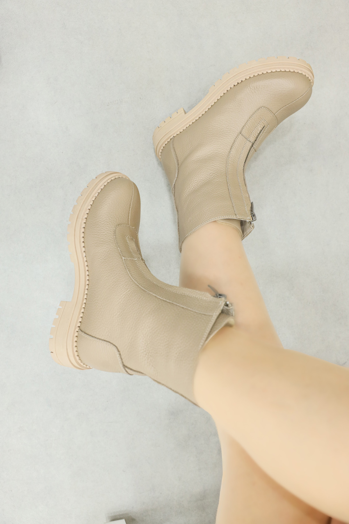 Hakiki Deri Kadın Spor Bot 146SZA439 - Görsel 3