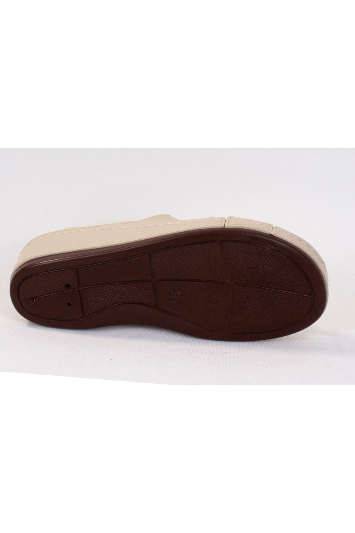 DZA37-1810 Bej Günlük Ortopedik Kadın Sandalet - Görsel 5