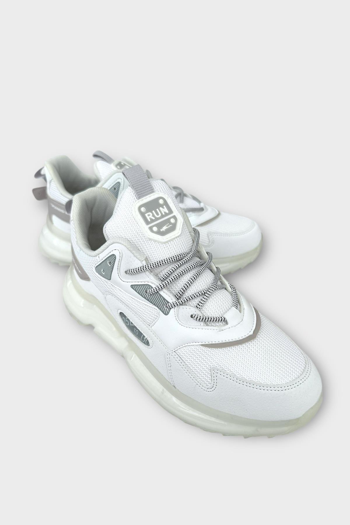 Su İtici Balon Taban Mevsimlik Spor Ayakkabı BEYAZ - Görsel 3