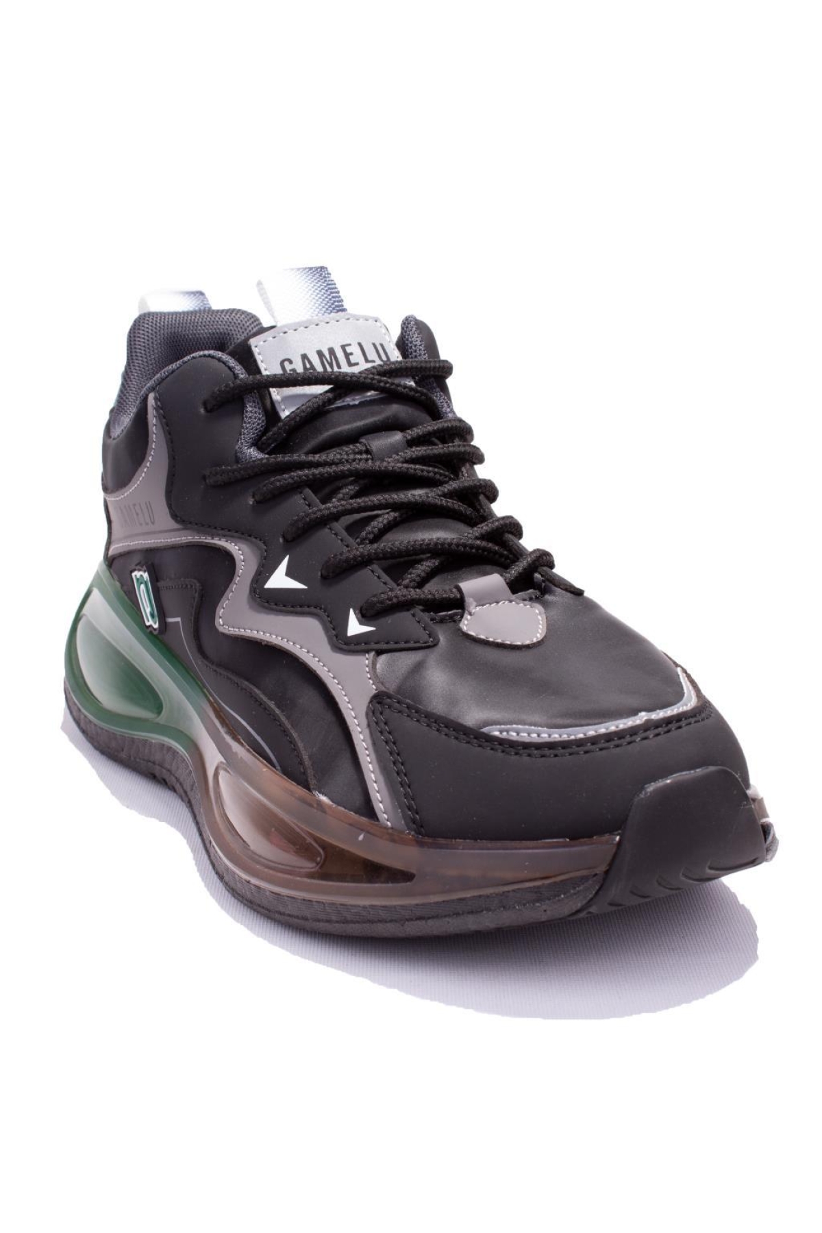 24KM Sova Siyah Günlük Ortopedik Erkek Spor Ayakkabı - Görsel 2