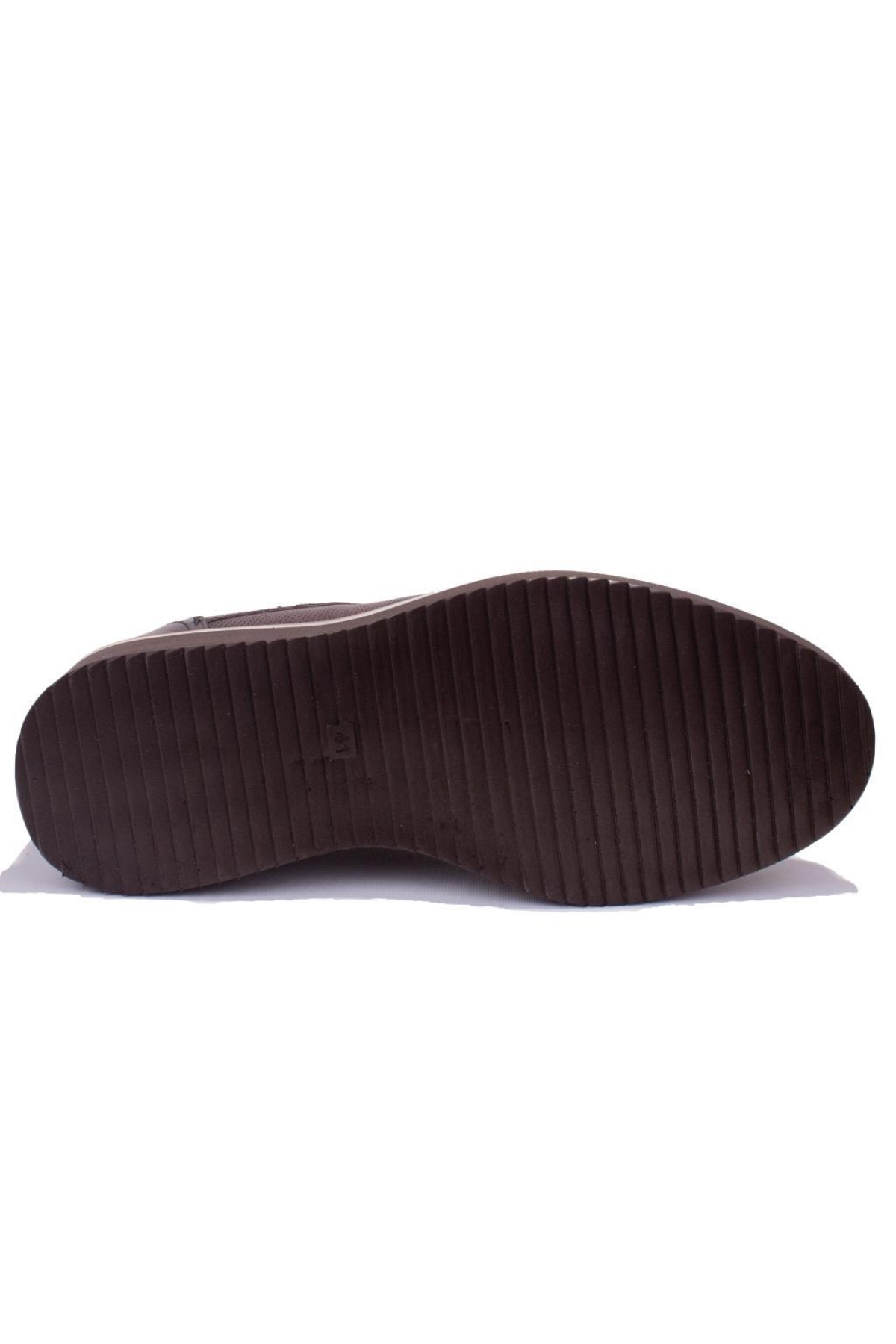 DMA08-1329 Siyah Ortopedik Günlük Erkek Deri Ayakkabı - Görsel 5