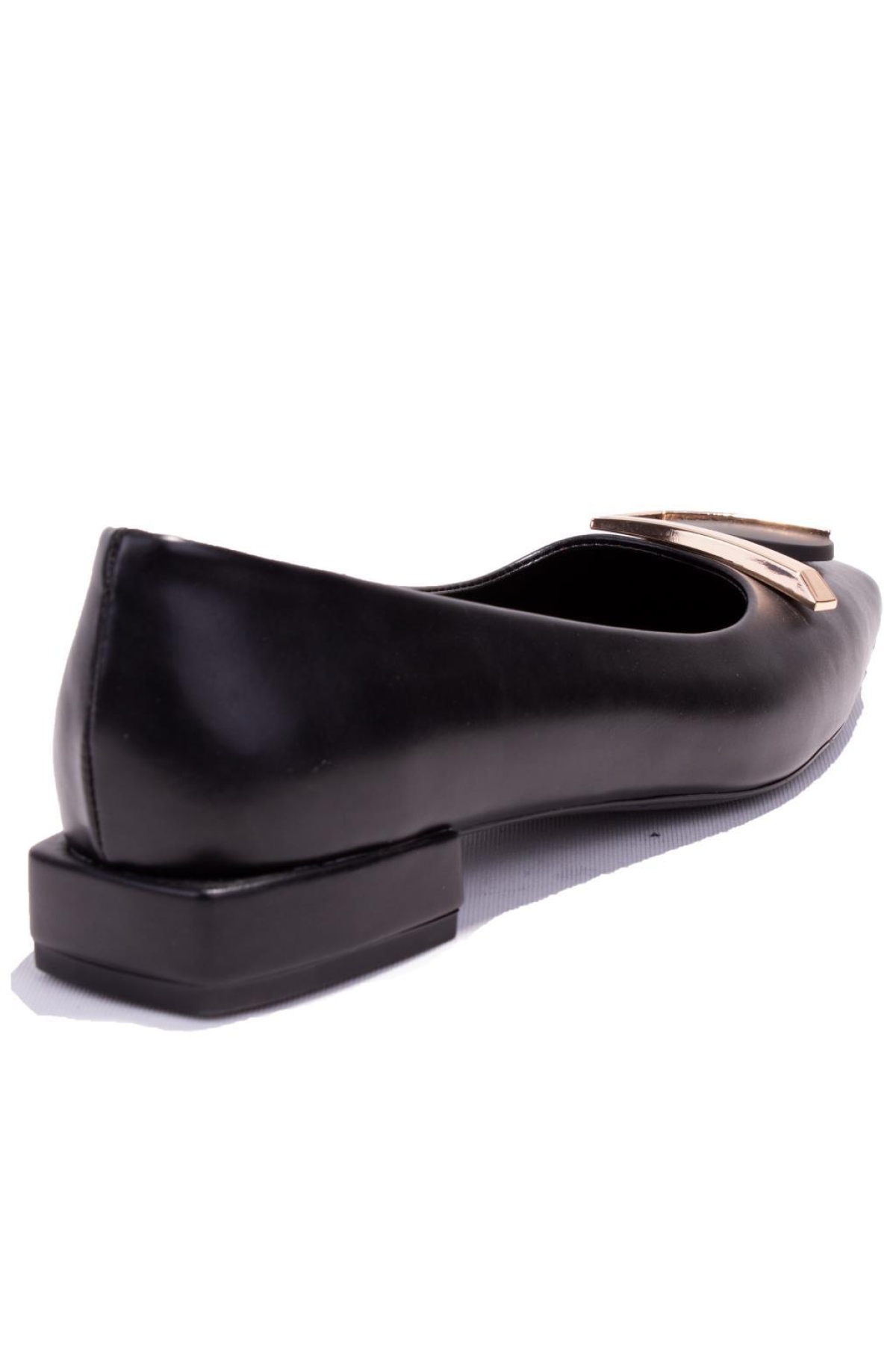 DZA07-8243713 Siyah Klasik Topuklu Kadın Ayakkabı - Görsel 5