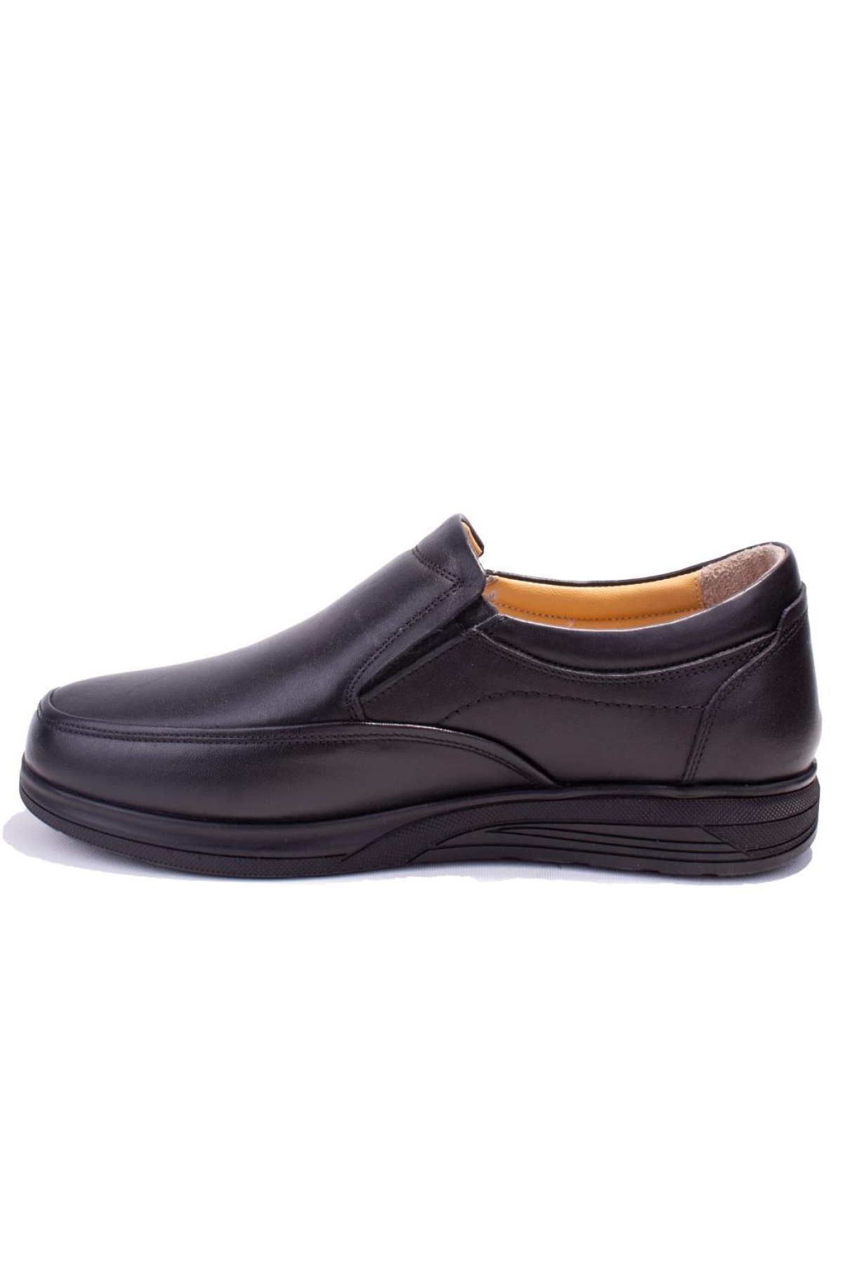 DMA08-419KS Siyah Ortopedik Günlük Erkek Deri Ayakkabı - Görsel 4