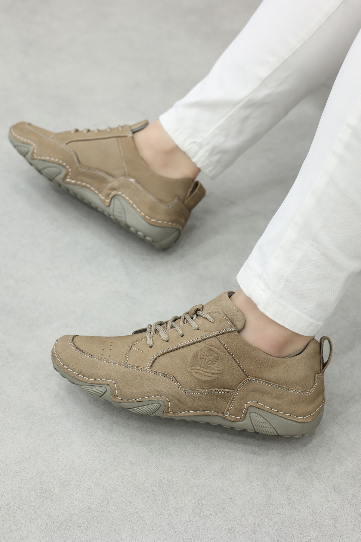 Hakiki Deri Erkek Casual Ayakkabı 127MA325-S - Görsel 3