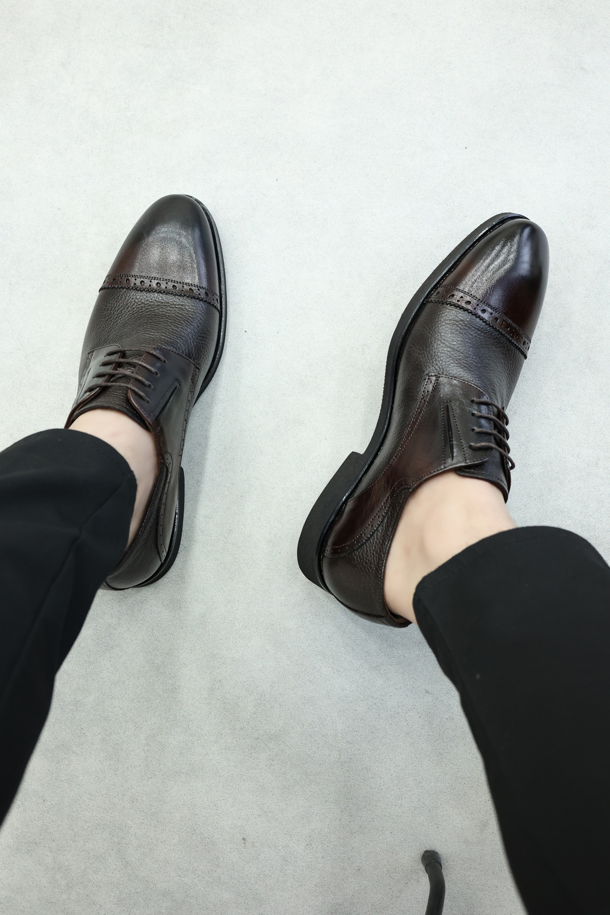 Hakiki Deri Erkek Klasik Ayakkabı 237MA577 - Görsel 2