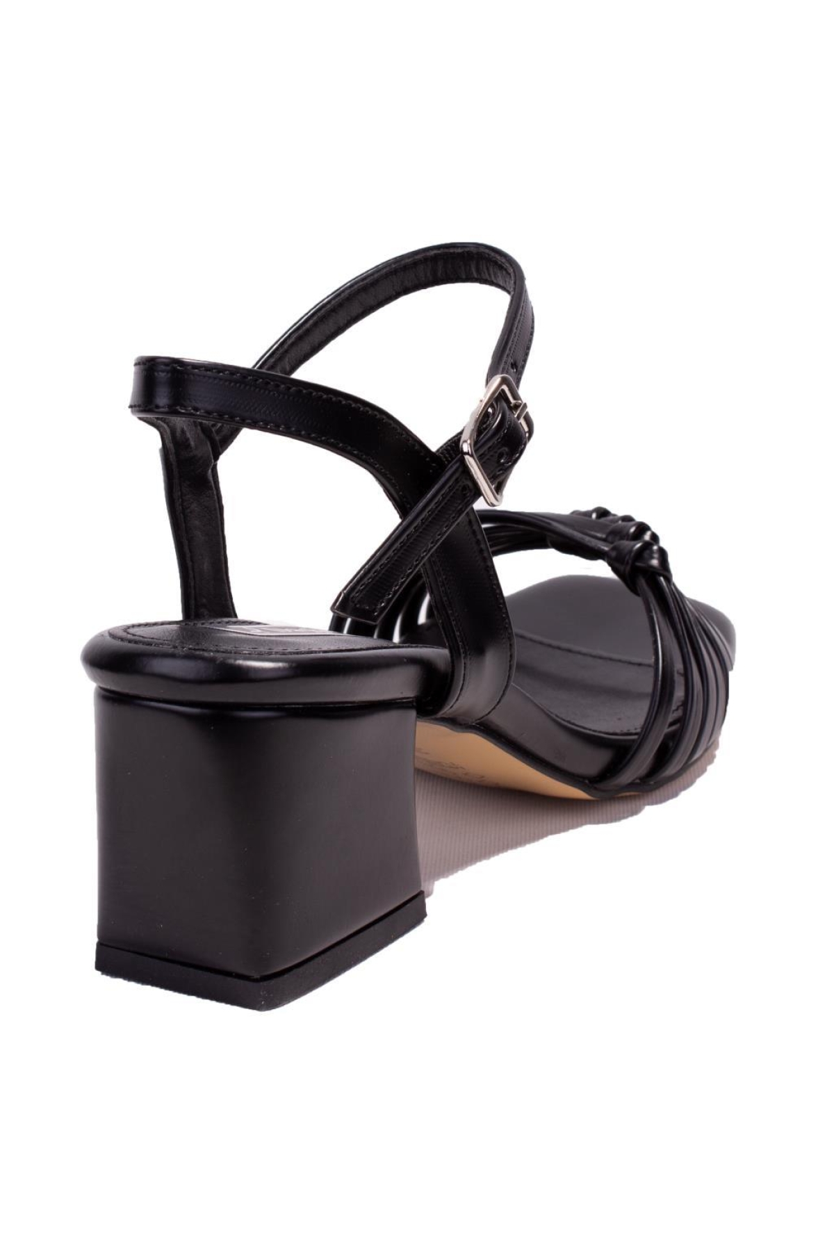 DZA07-928055 Siyah Klasik Topuklu Kadın Ayakkabı - Görsel 5
