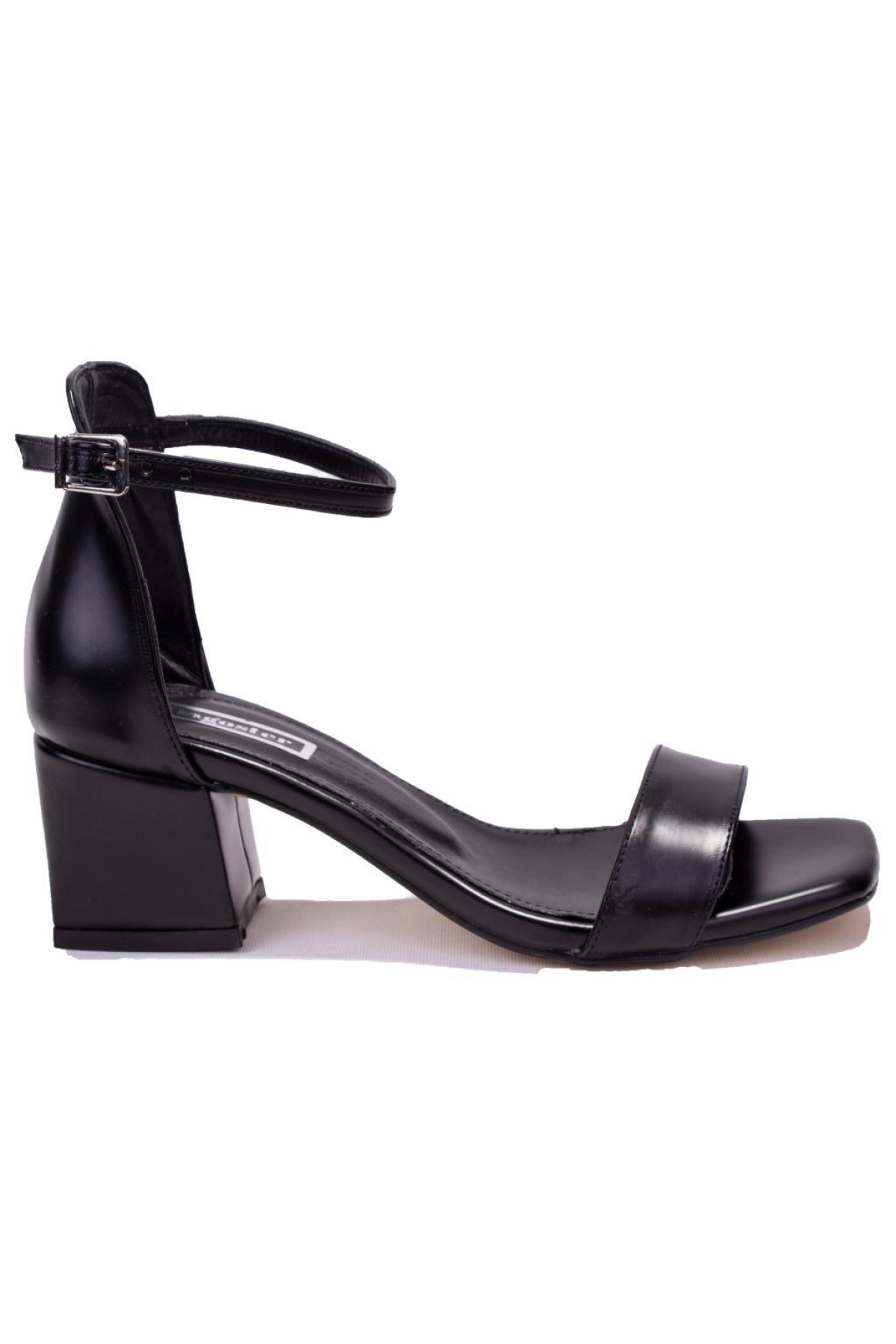 DZA07-928080 Siyah Klasik Topuklu Kadın Ayakkabı - Görsel 3