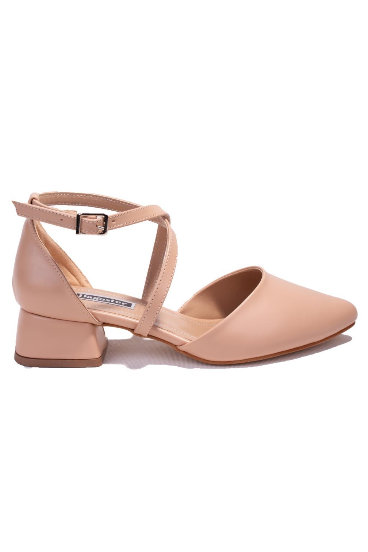 DZA07-928700 Nut Klasik Topuklu Kadın Ayakkabı - Görsel 3