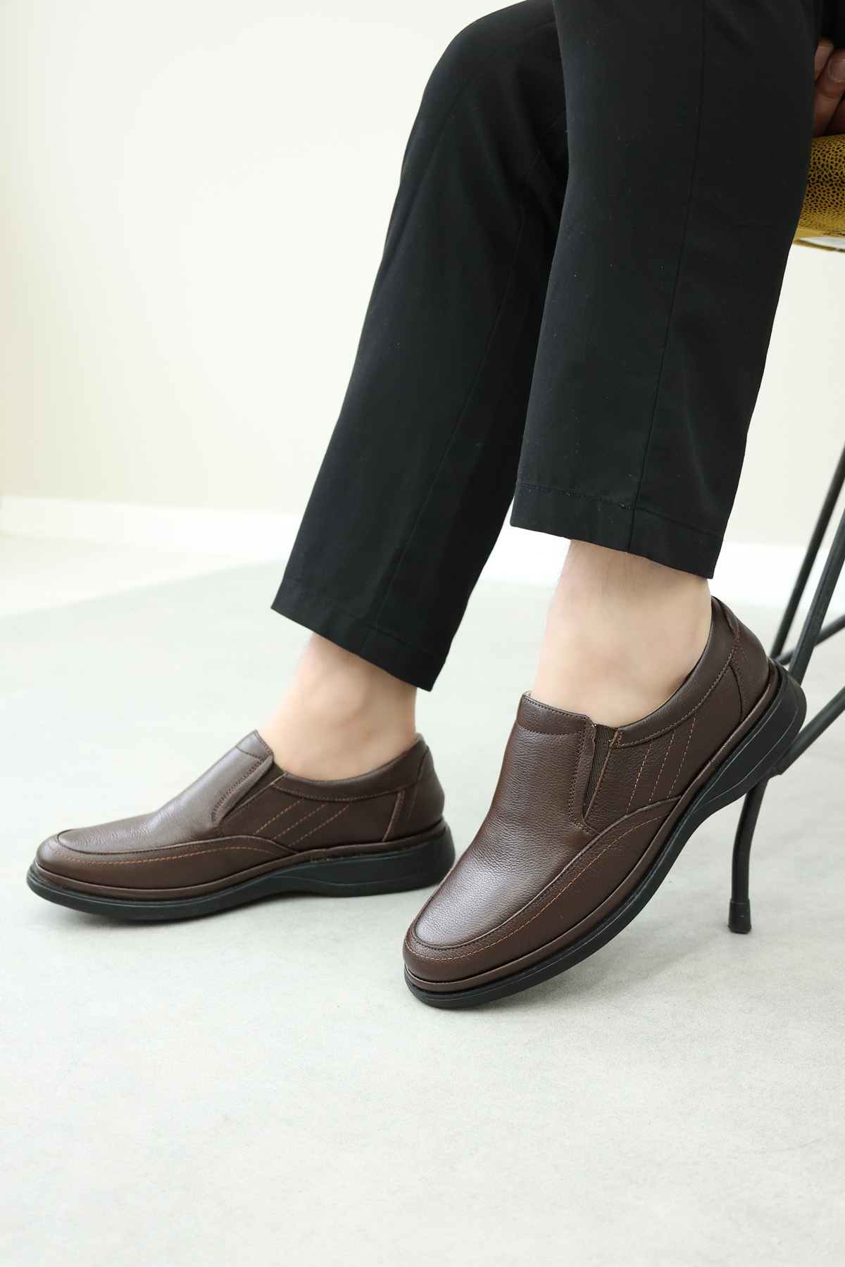 Hakiki Deri Erkek Casual Ayakkabı 126MAF962 - Görsel 2