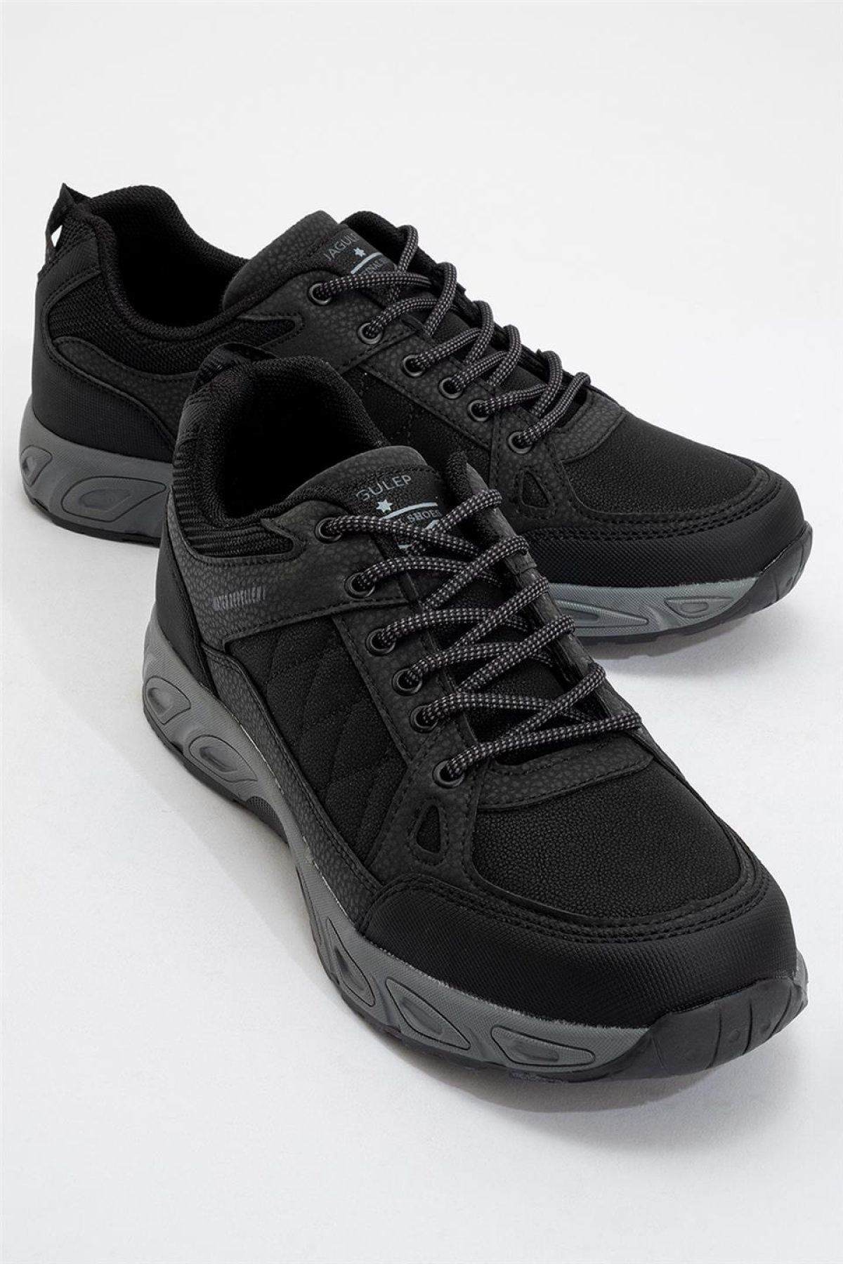 Erkek Kışlık Rahat Comfort Spor Ayakkkabı SİYAH - FÜME - Görsel 3