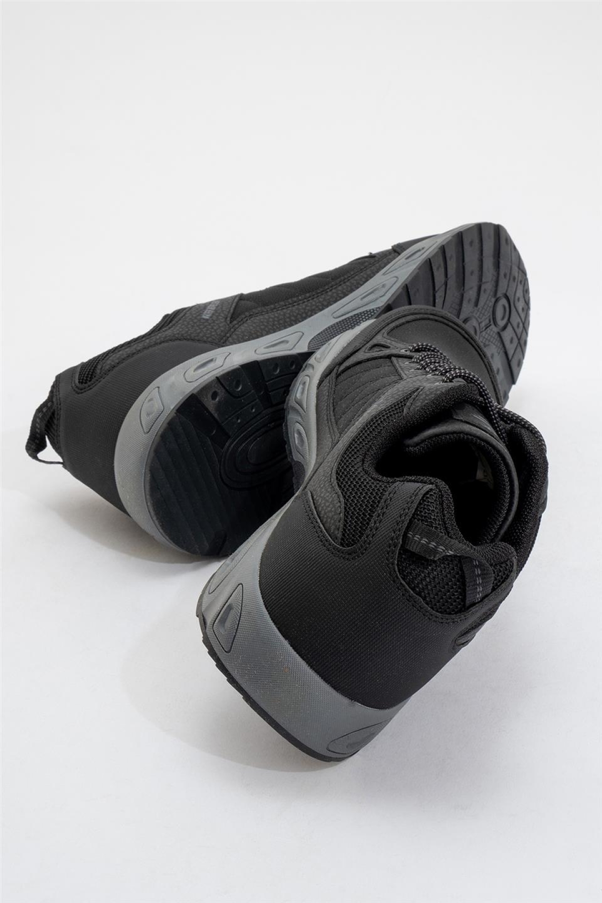 Erkek Kışlık Rahat Comfort Spor Ayakkkabı SİYAH - FÜME - Görsel 5
