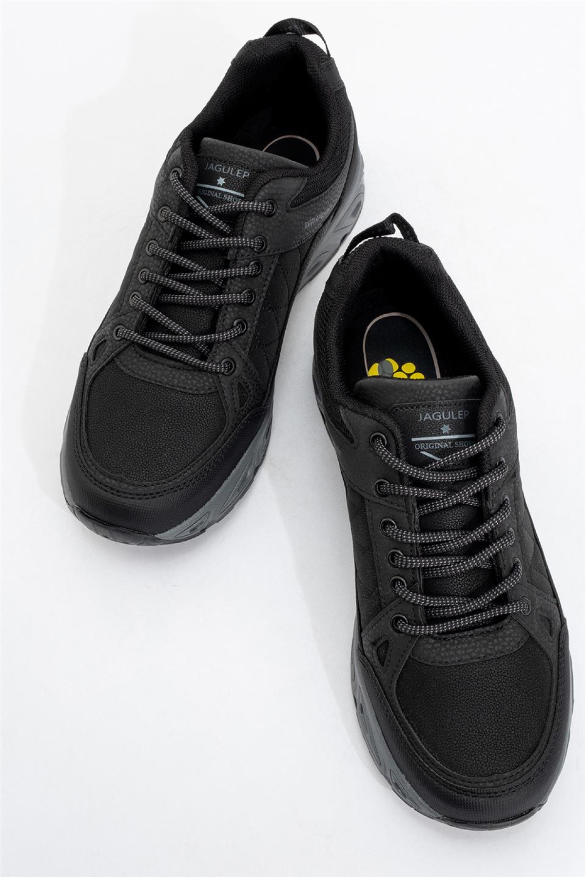 Erkek Kışlık Rahat Comfort Spor Ayakkkabı SİYAH - FÜME - Görsel 6