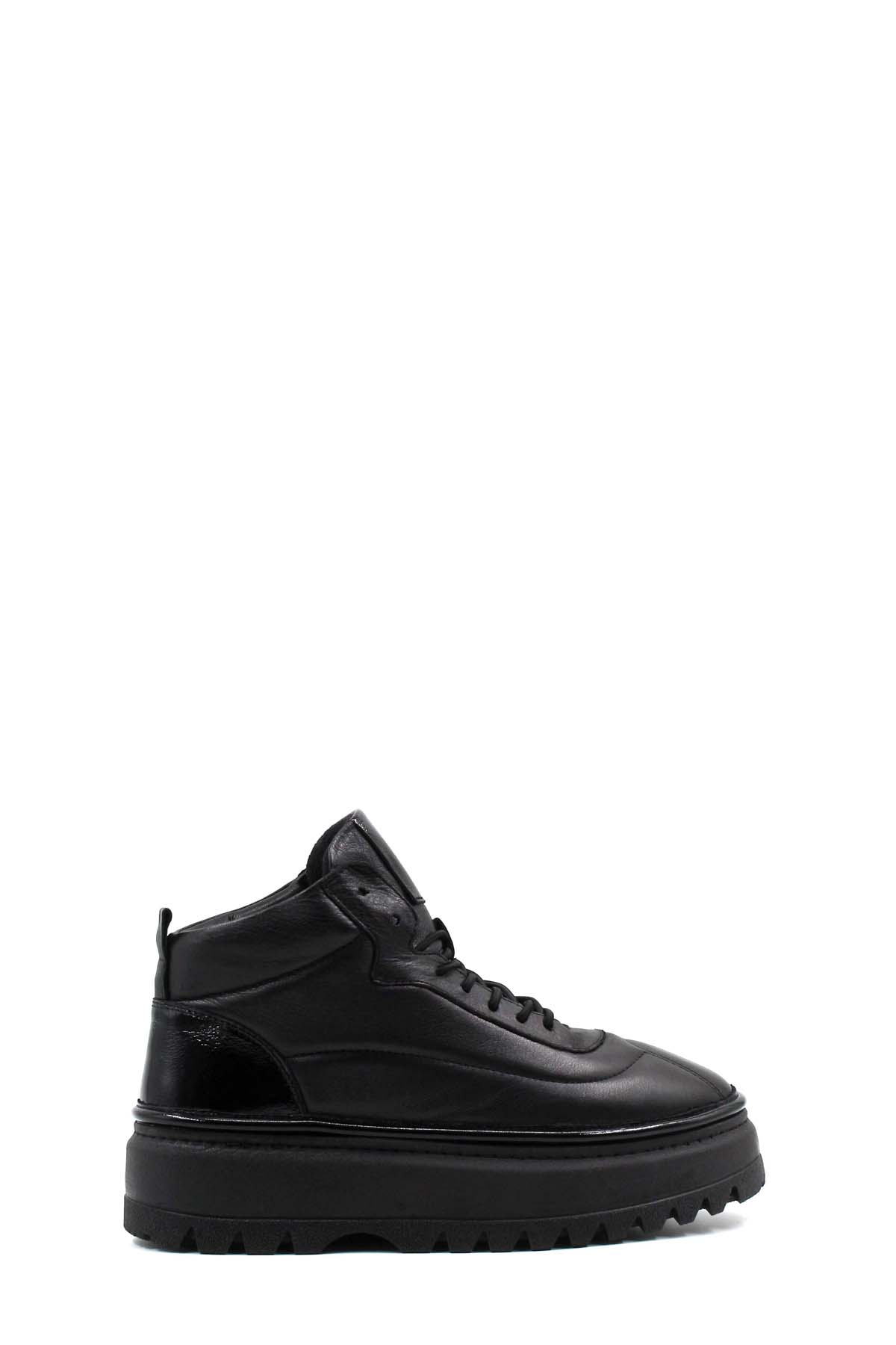 Hakiki Deri Kadın Kalın Taban Bot 409SZA3116 - Görsel 2