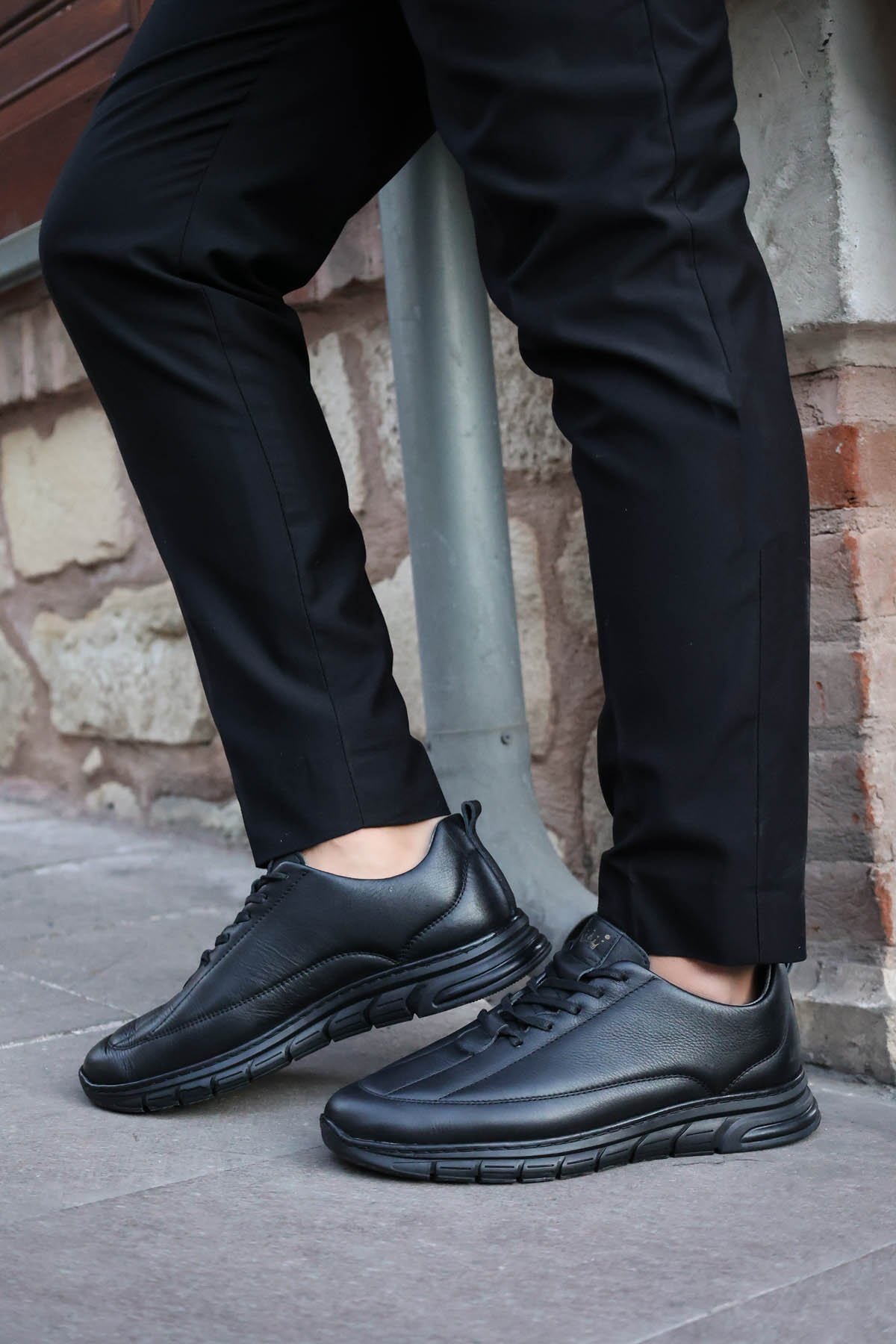 Hakiki Deri Erkek Casual Ayakkabı 161MA222 - Görsel 2