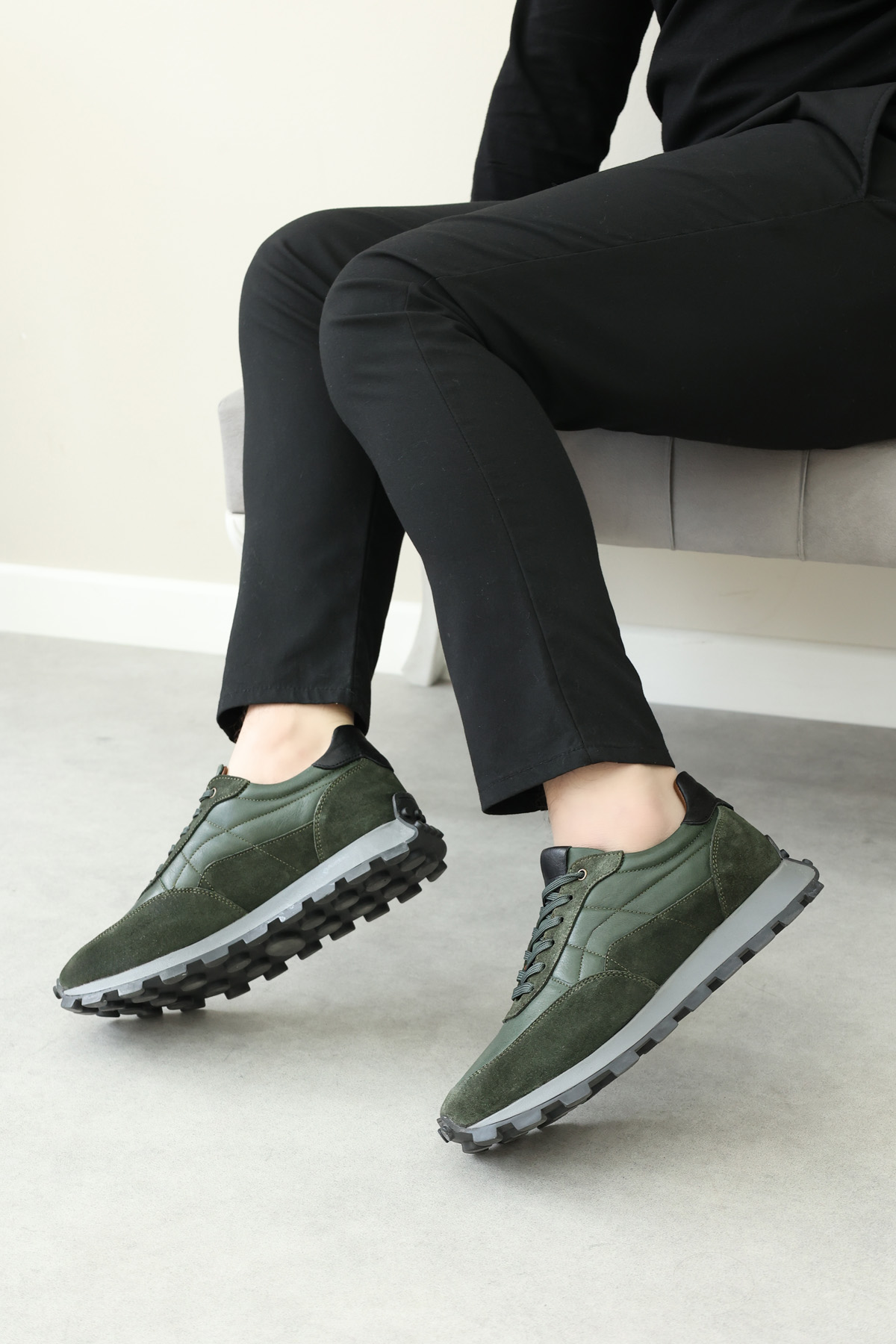 Hakiki Deri Erkek Casual Ayakkabı 855MA3030 - Görsel 2