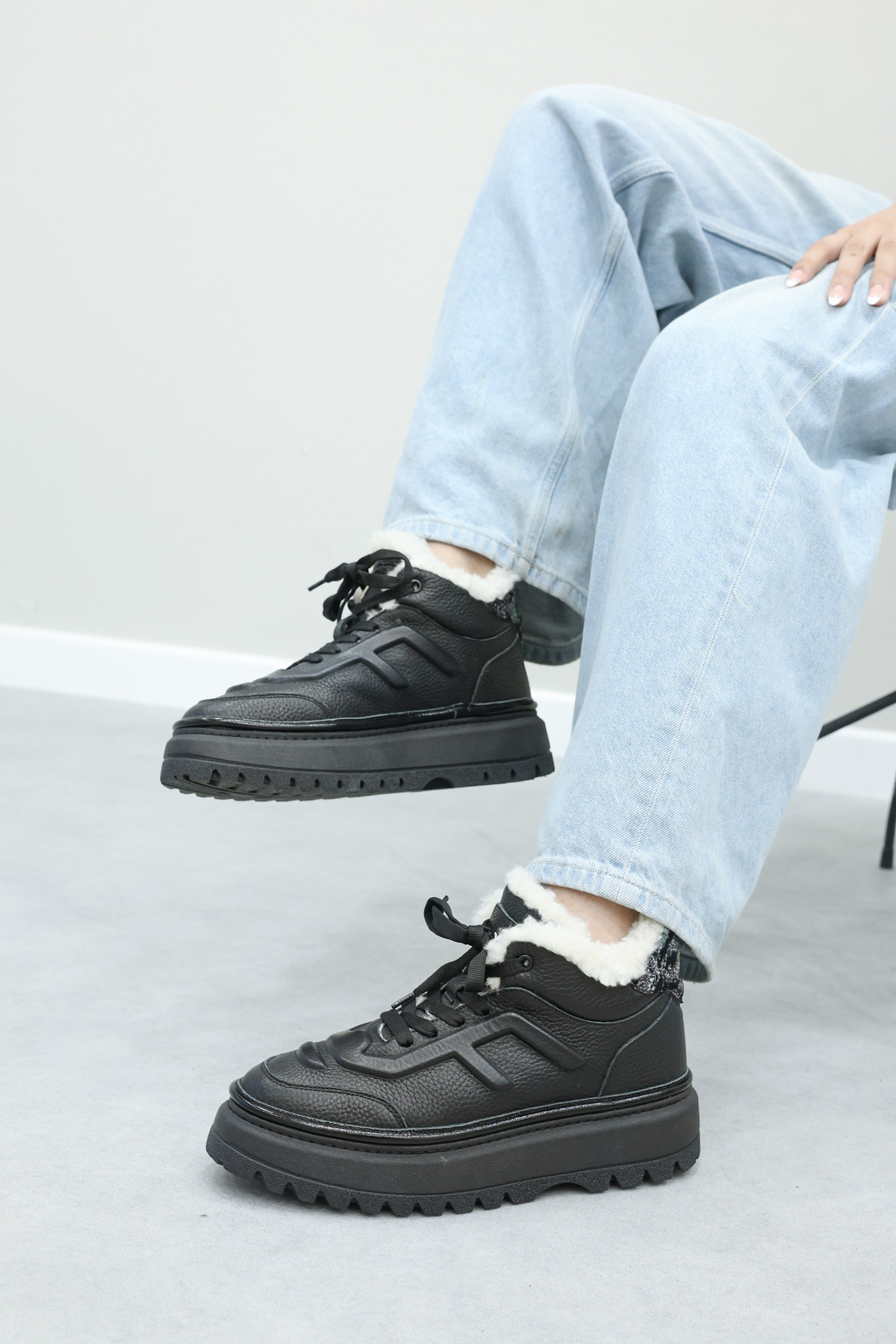 Hakiki Deri Kadın Klasik Bot 409SZA3115 - Görsel 2