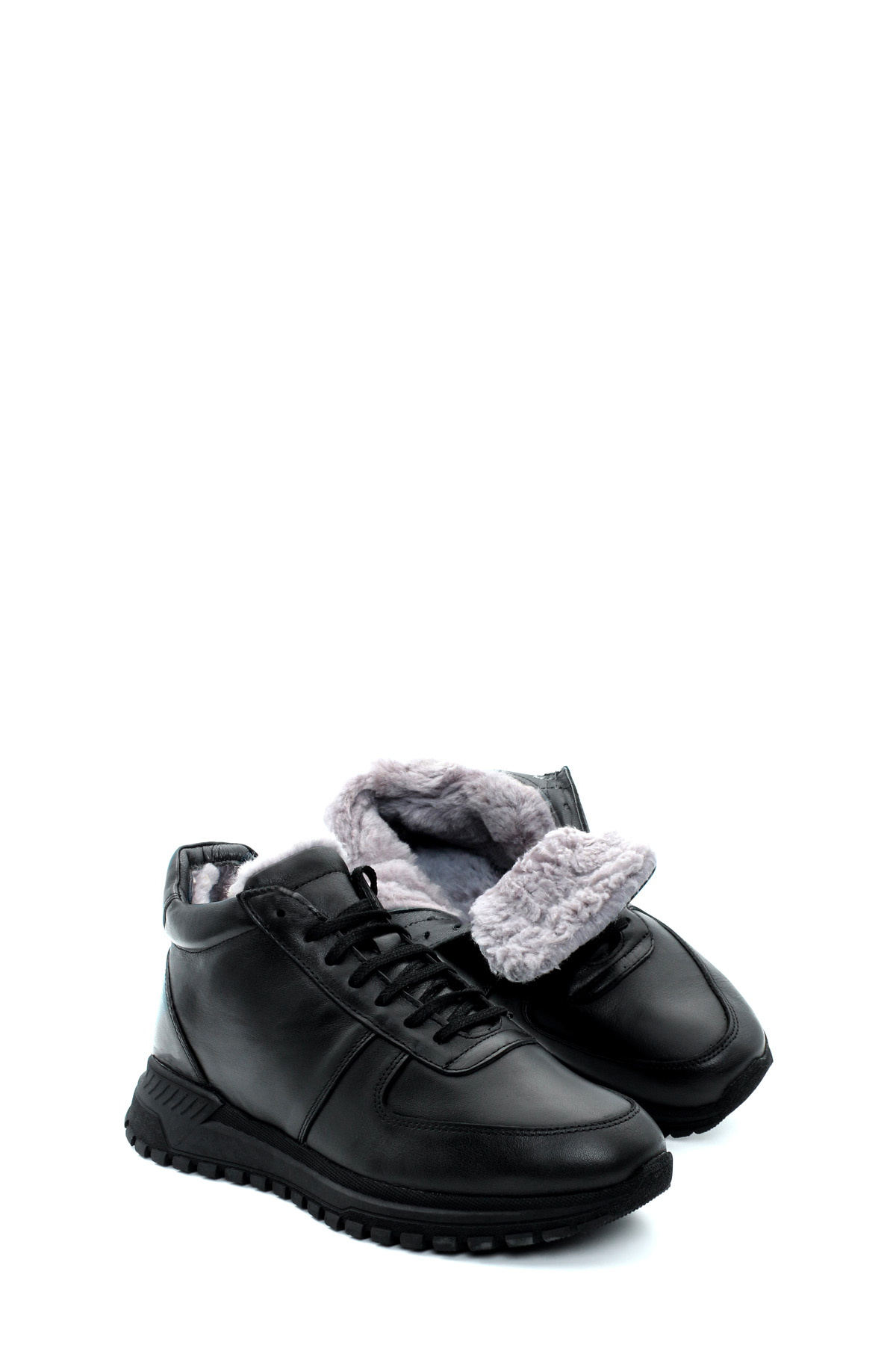 Hakiki Deri Kürklü Erkek Klasik Bot 154KMA1709 - Görsel 6