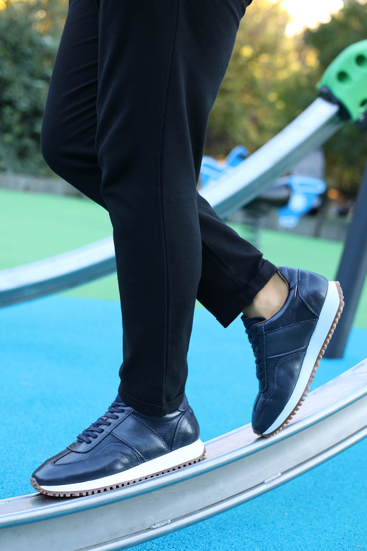 Hakiki Deri Erkek Casual Ayakkabı 819MA261 - Görsel 2