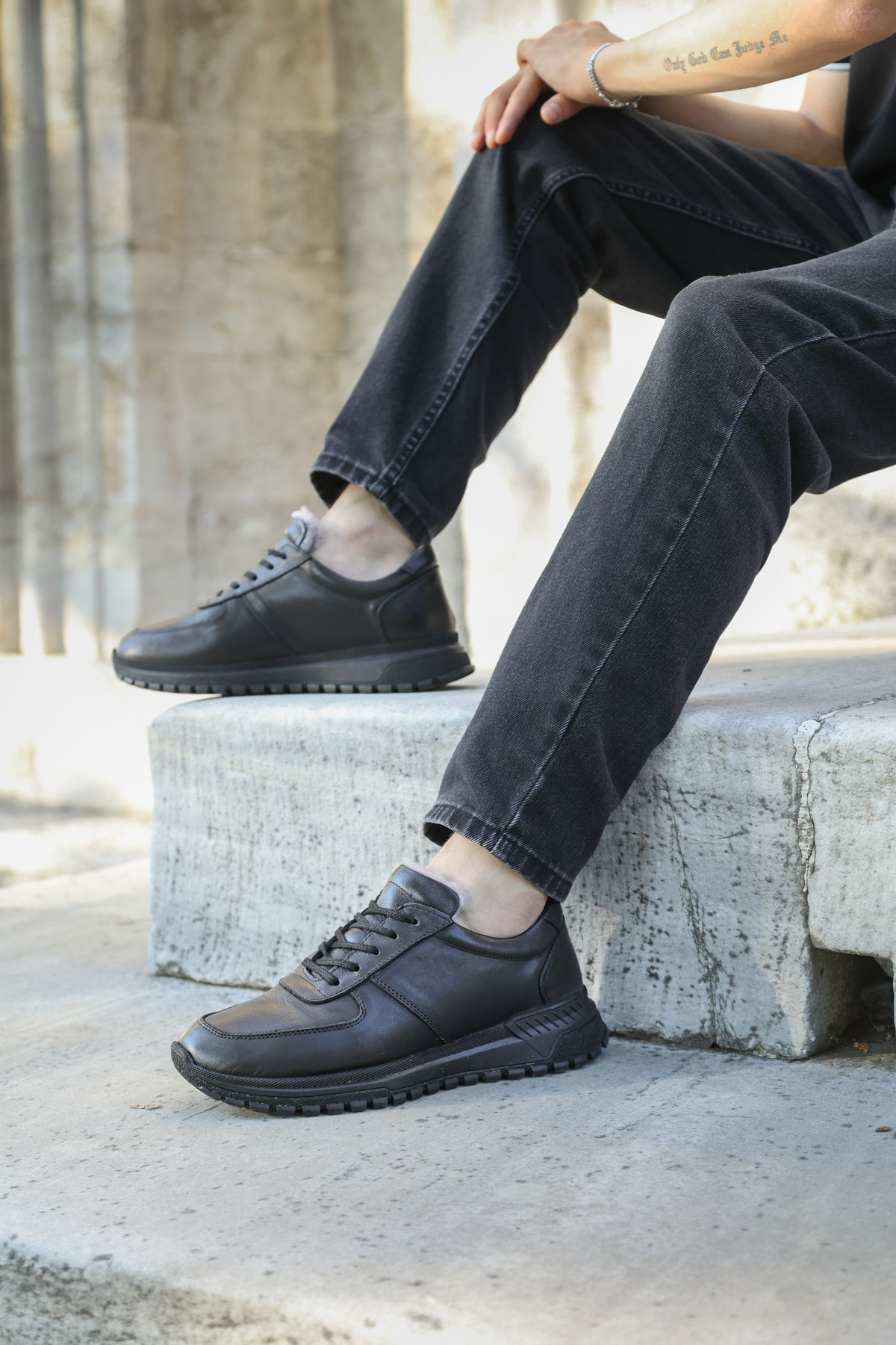 Hakiki Deri Erkek Casual Ayakkabı 154KMA708-1 - Görsel 2