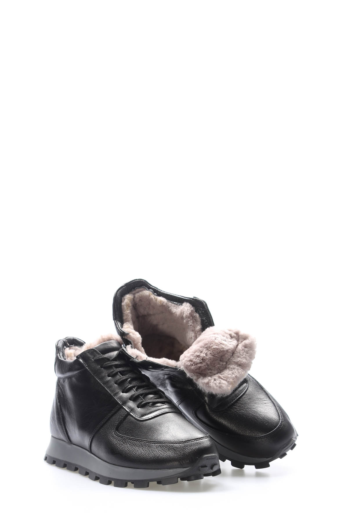 Hakiki Deri Kürklü Erkek Klasik Bot 154KGA1709-1 - Görsel 5
