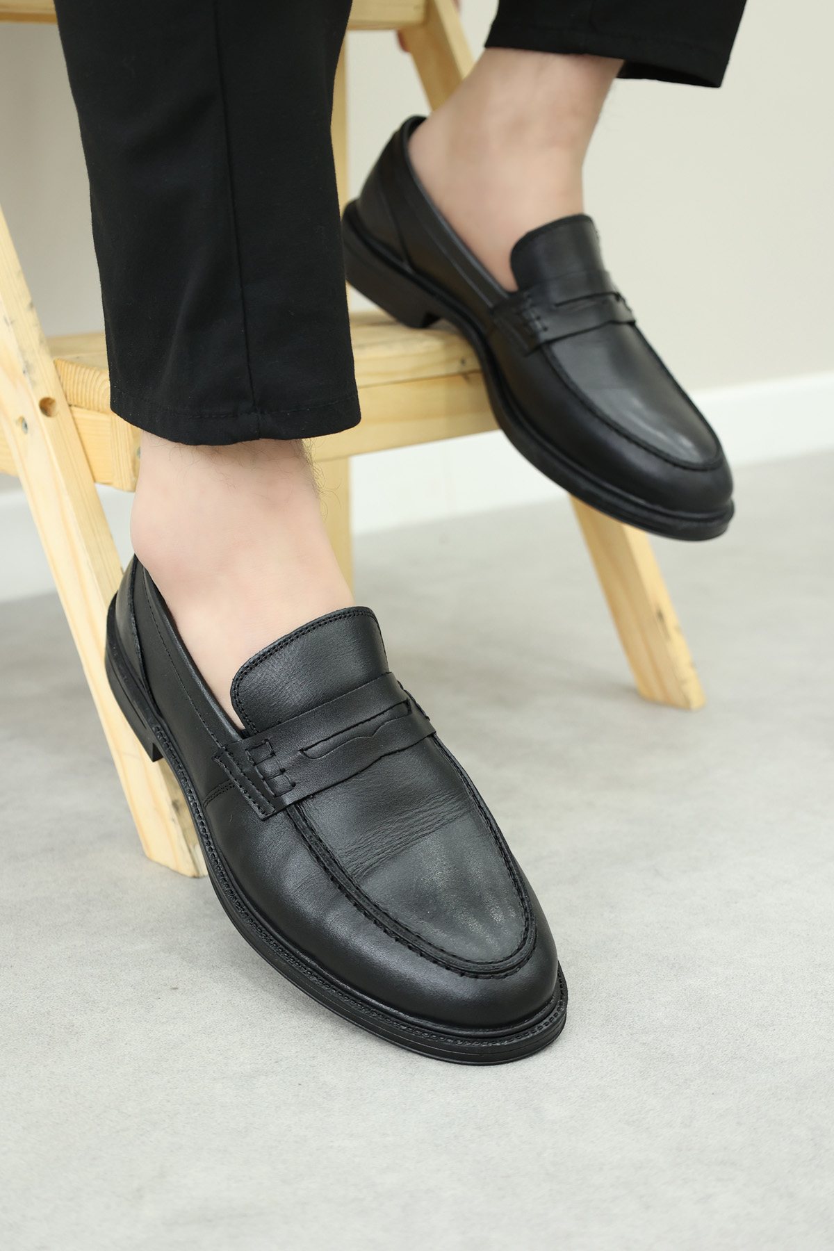 Hakiki Deri Erkek Klasik Ayakkabı 819MA1000 - Görsel 2