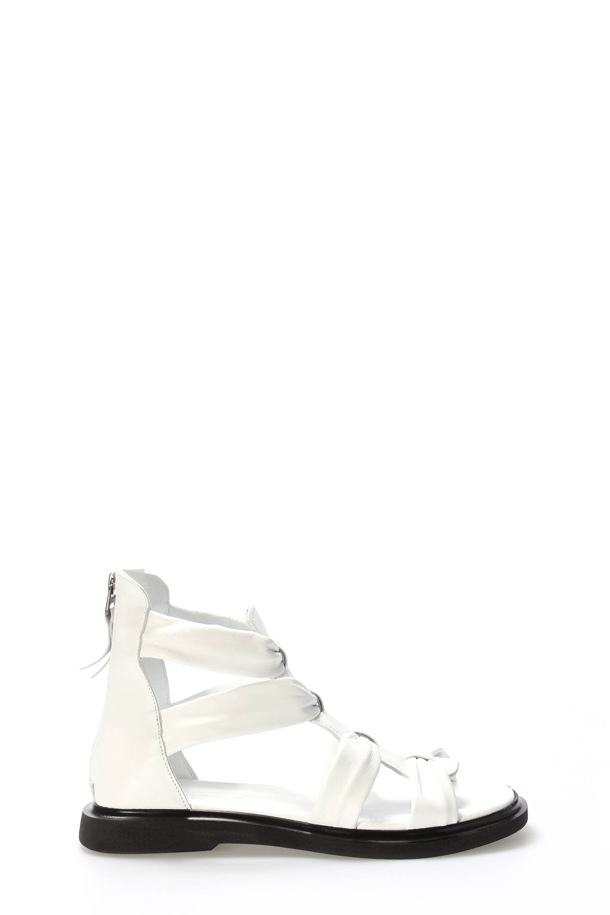 Hakiki Deri Kadın Klasik Sandalet 124ZA116 - Görsel 3