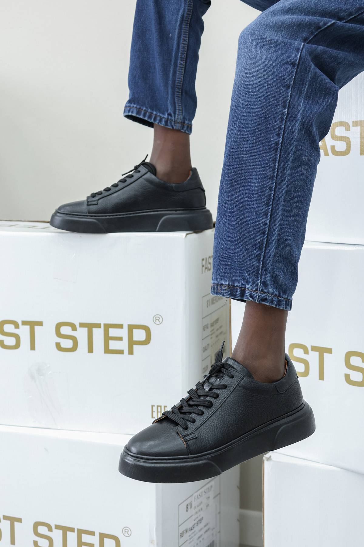 Hakiki Deri Erkek Casual Ayakkabı 401MA777 - Görsel 2