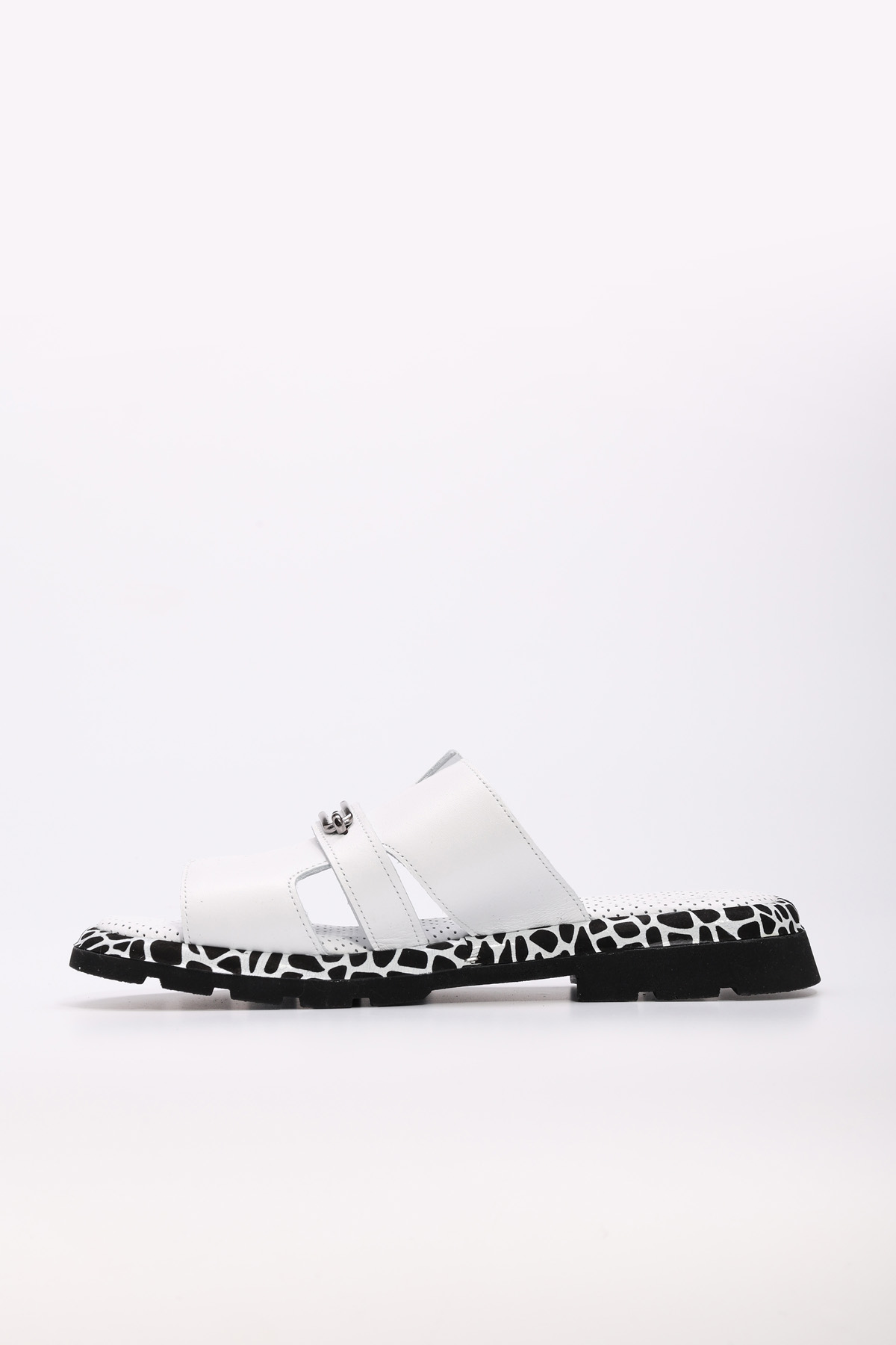 Hakiki Deri Kadın Düz Terlik 710ZA992 - Görsel 3