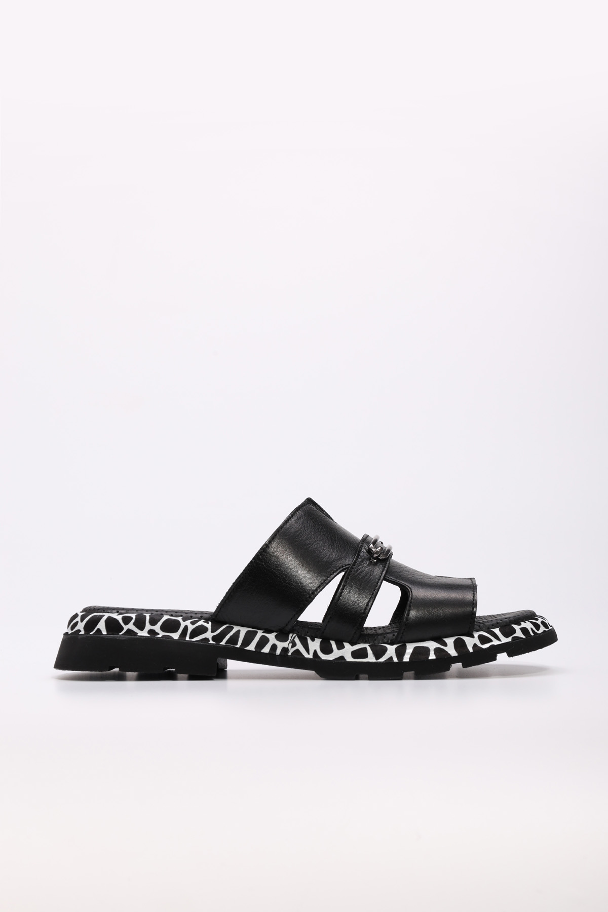 Hakiki Deri Kadın Düz Terlik 710ZA992 - Görsel 2