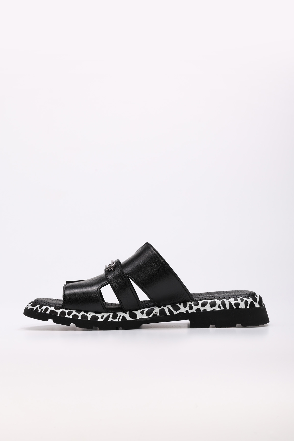 Hakiki Deri Kadın Düz Terlik 710ZA992 - Görsel 3