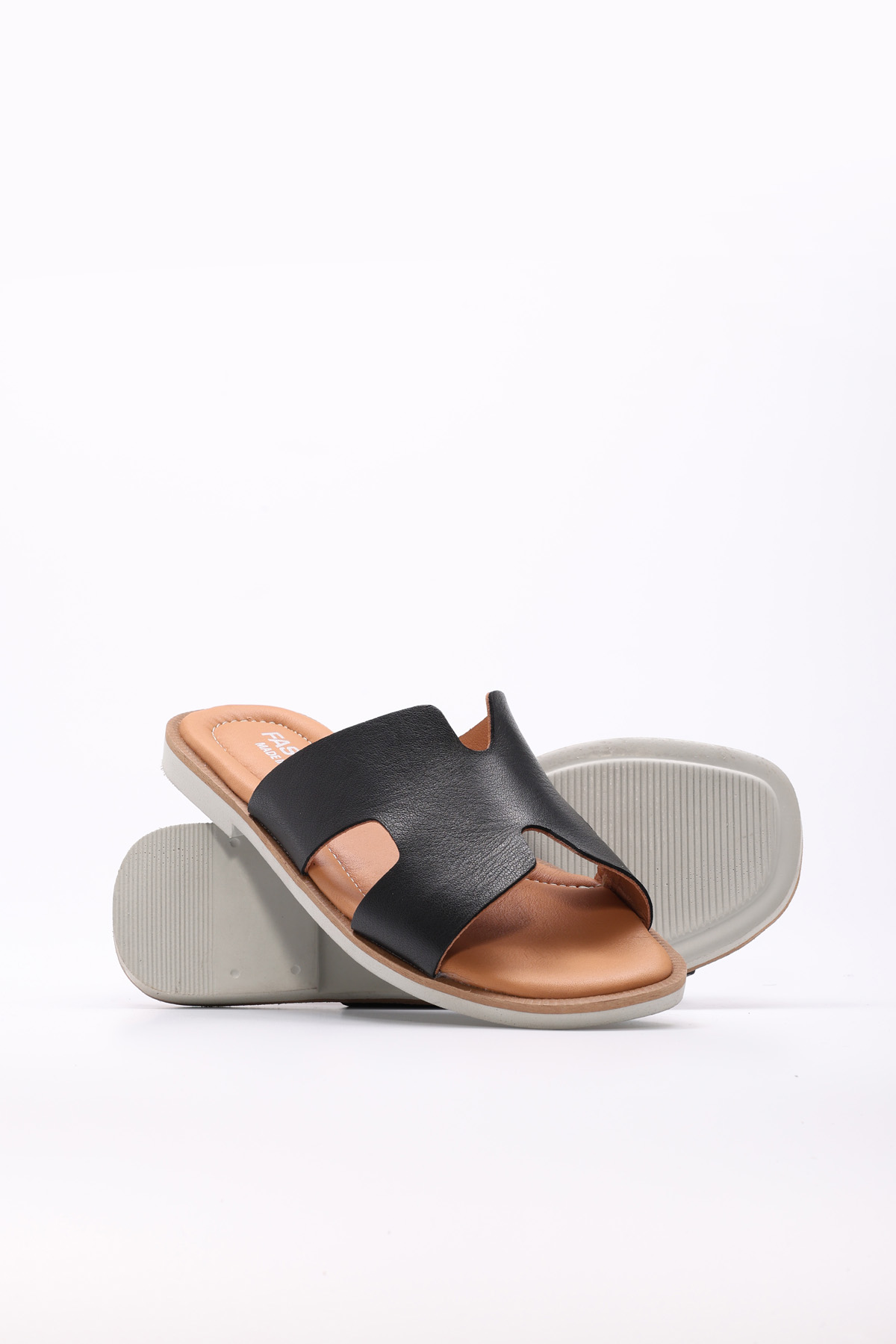 Hakiki Deri Kadın Düz Terlik 227ZA16408 - Görsel 4