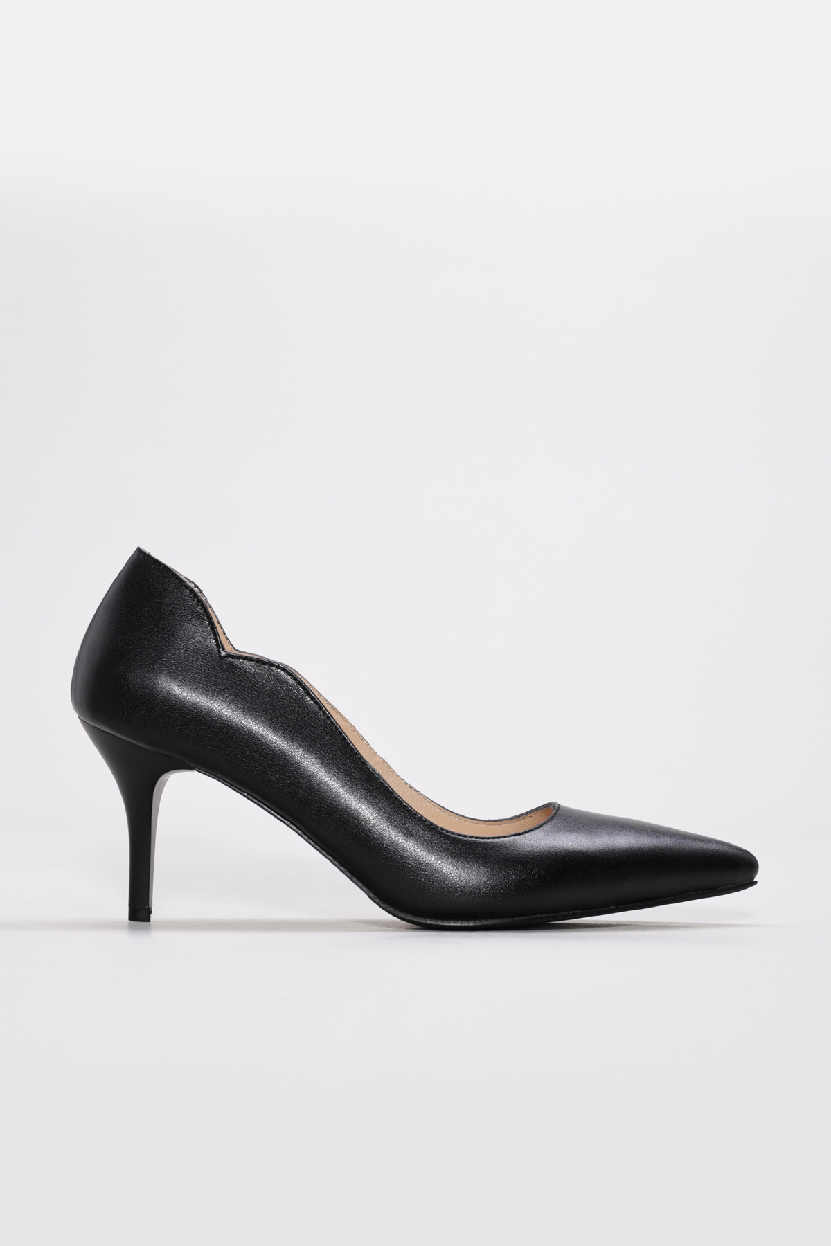 Hakiki Deri Kadın İnce Topuk Ayakkabı 215ZA2588 - Görsel 2