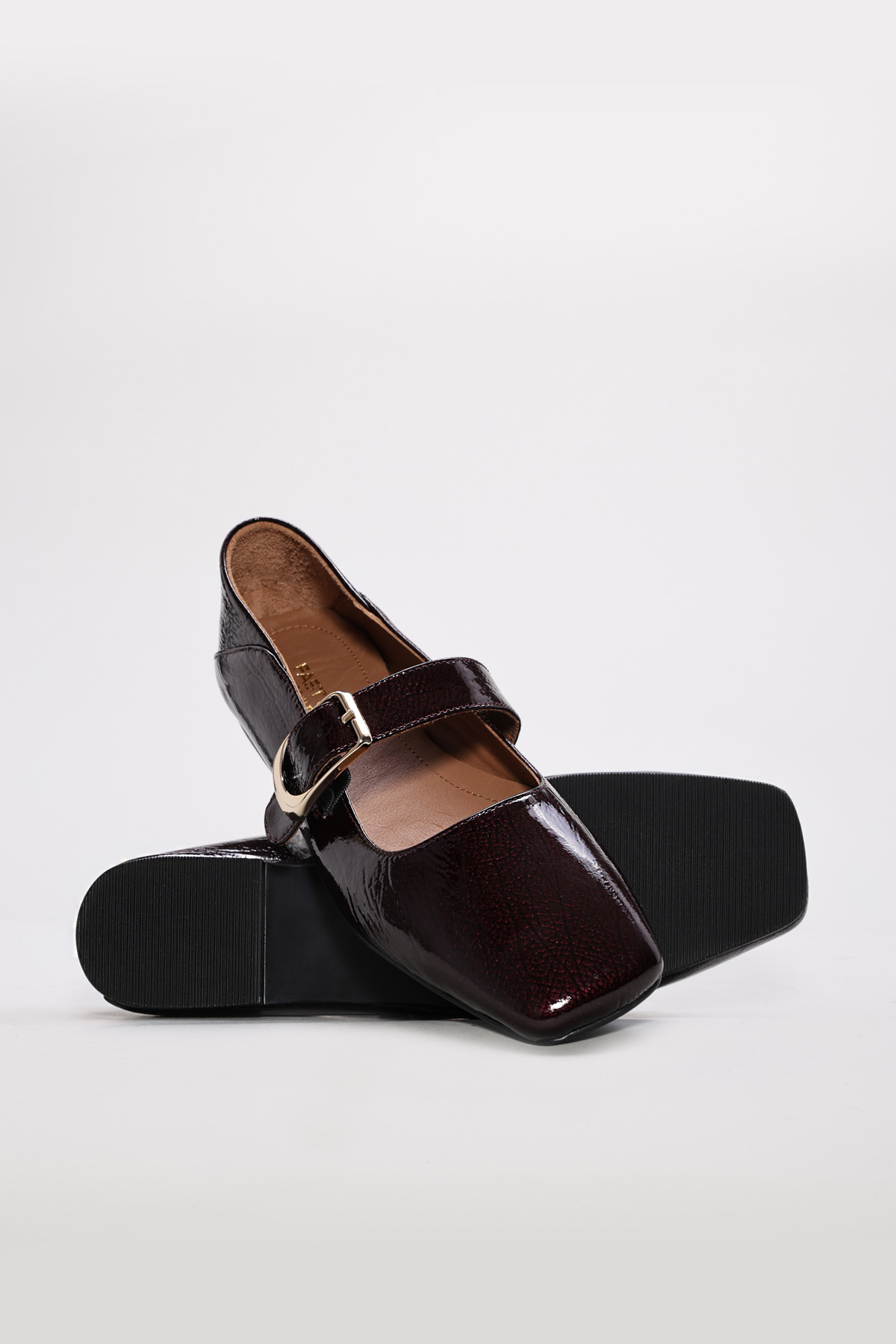 Hakiki Deri Kadın Babet Ayakkabı 210ZA9757 - Görsel 5