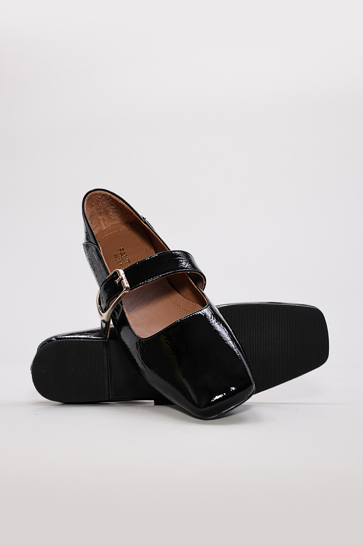 Hakiki Deri Kadın Babet Ayakkabı 210ZA9757 - Görsel 4