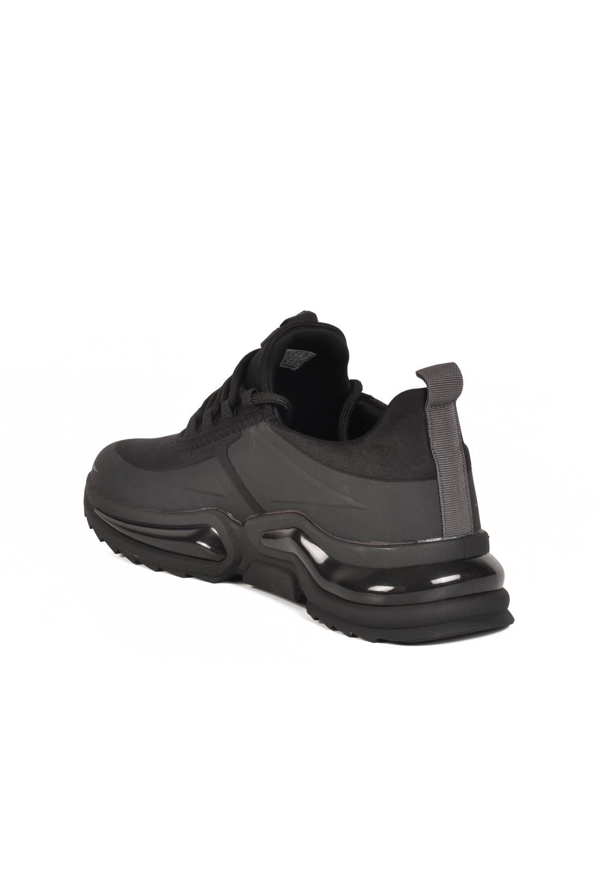 Siyah Bağcıklı Hafif Esnek Erkek Spor Ayakkabı Than 836 M - Görsel 5