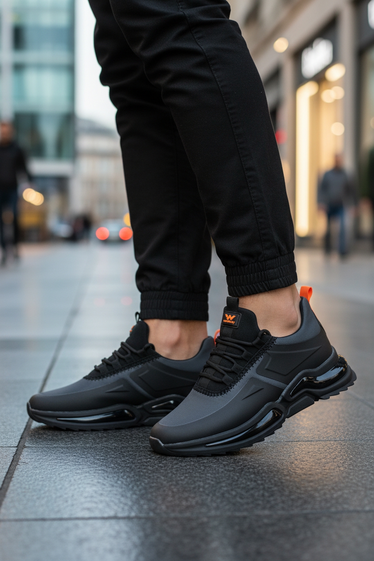 Füme Bağcıklı Hafif Esnek Erkek Spor Ayakkabı Than 836 M - Görsel 4