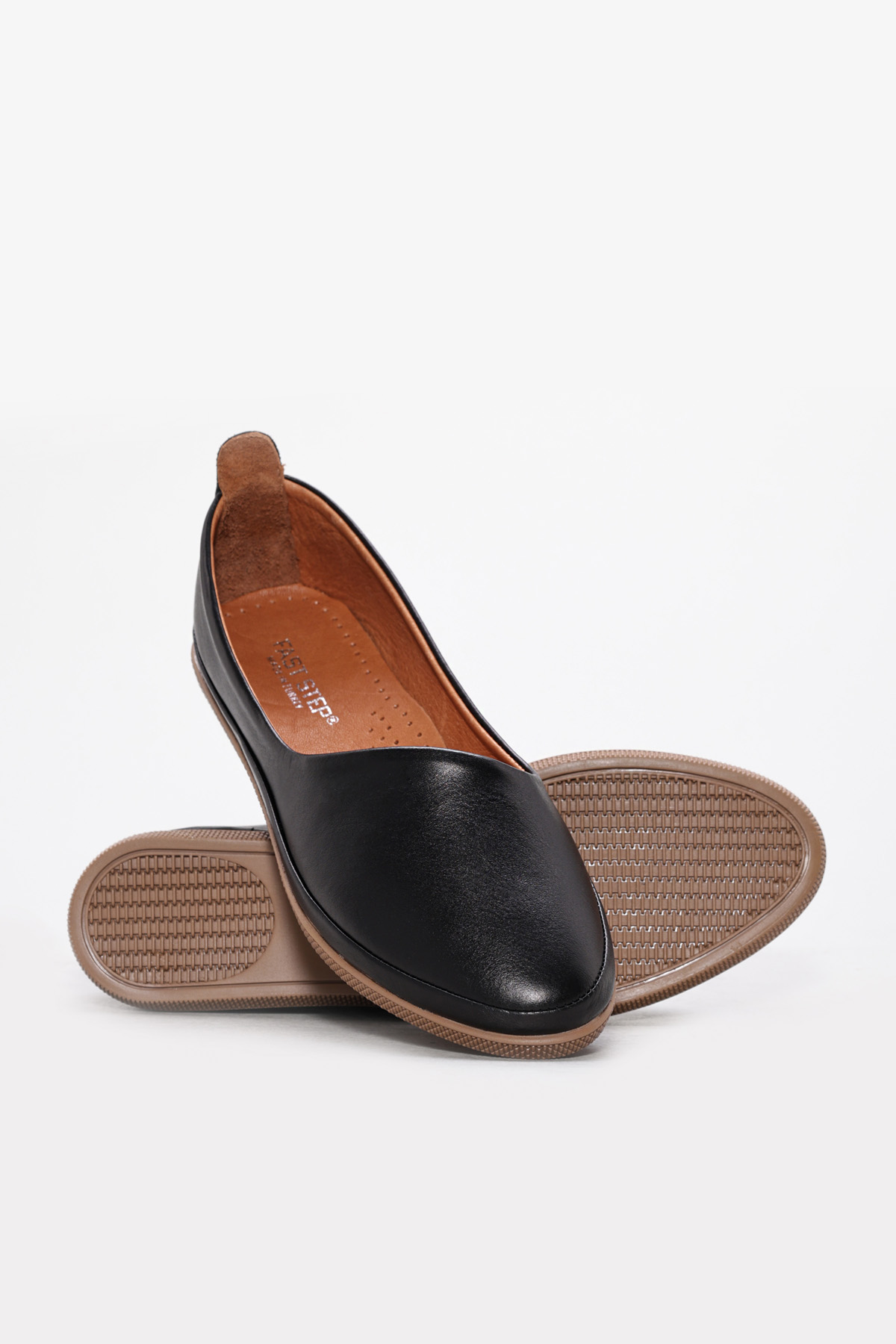 Hakiki Deri Kadın Babet Ayakkabı 240ZA2100 - Görsel 4