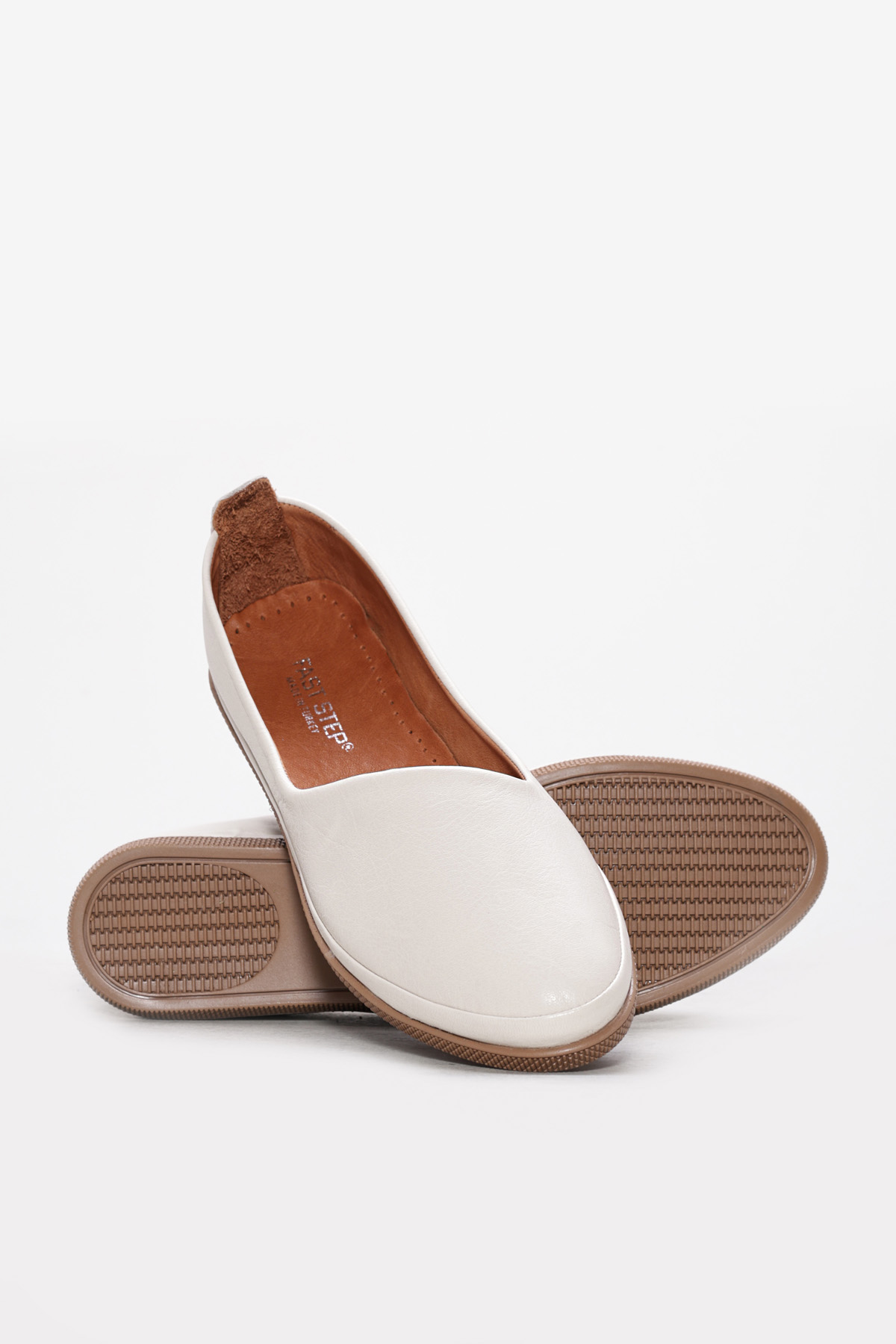 Hakiki Deri Kadın Babet Ayakkabı 240ZA2100 - Görsel 4