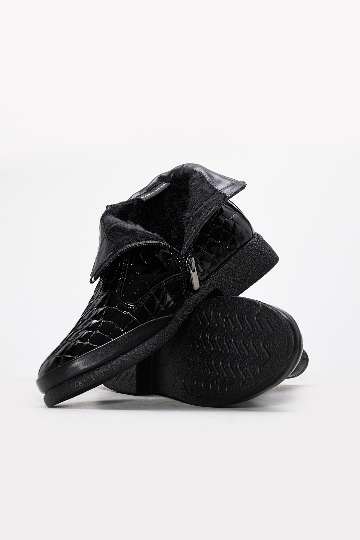 Hakiki Deri Kadın Klasik Bot 217SZA668-254 - Görsel 4